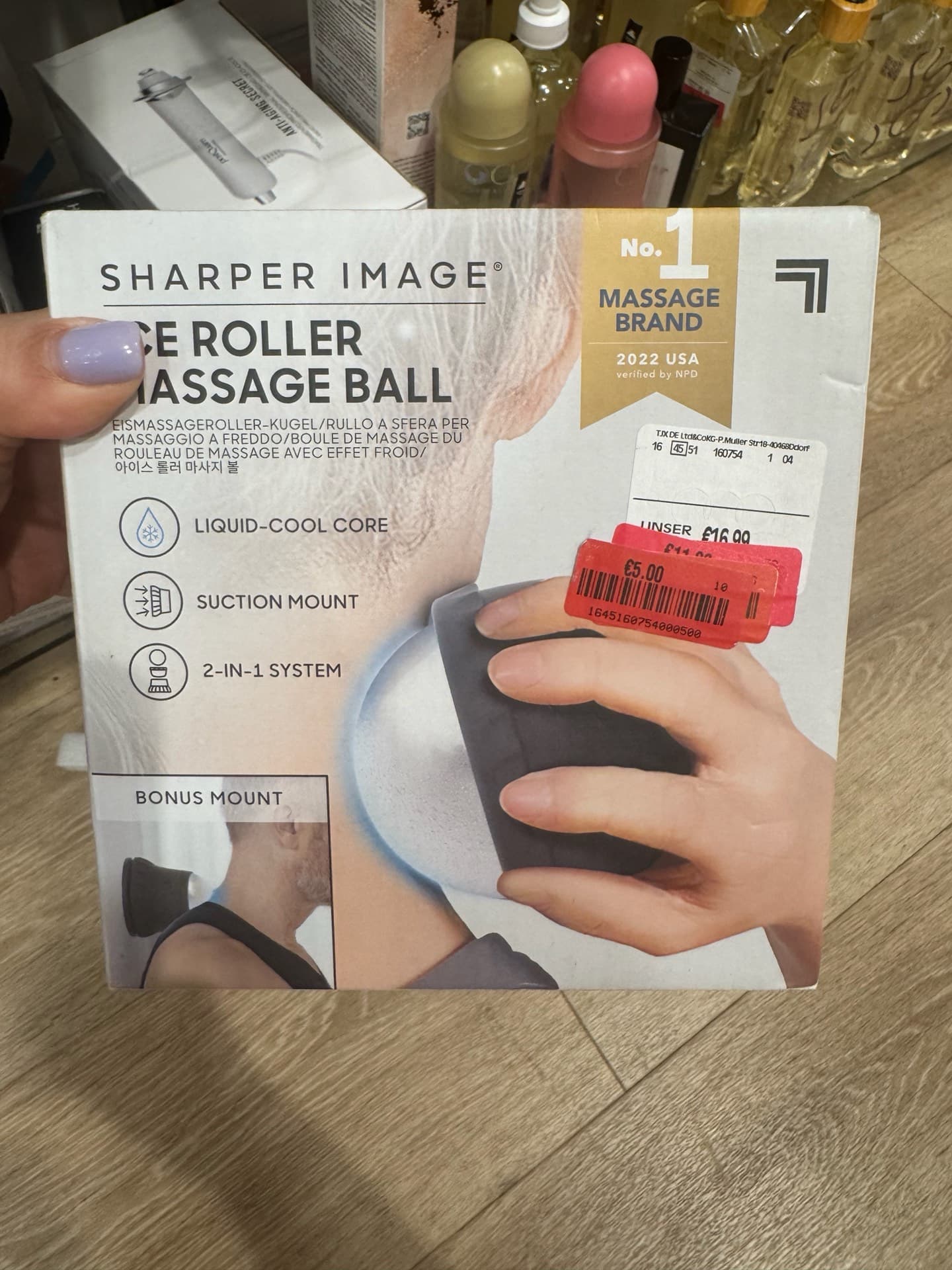 Sharper Image Ice Roller Massage Ball