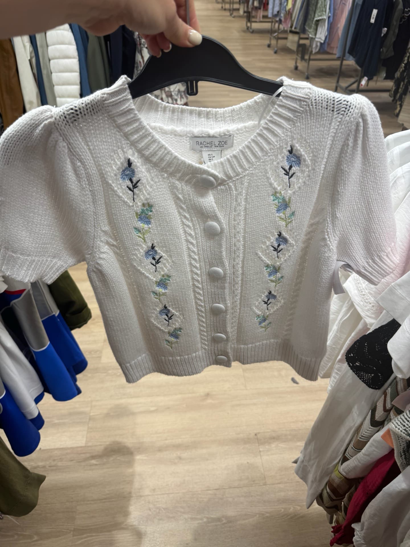 Rachel Zoe Embroidered Sweater