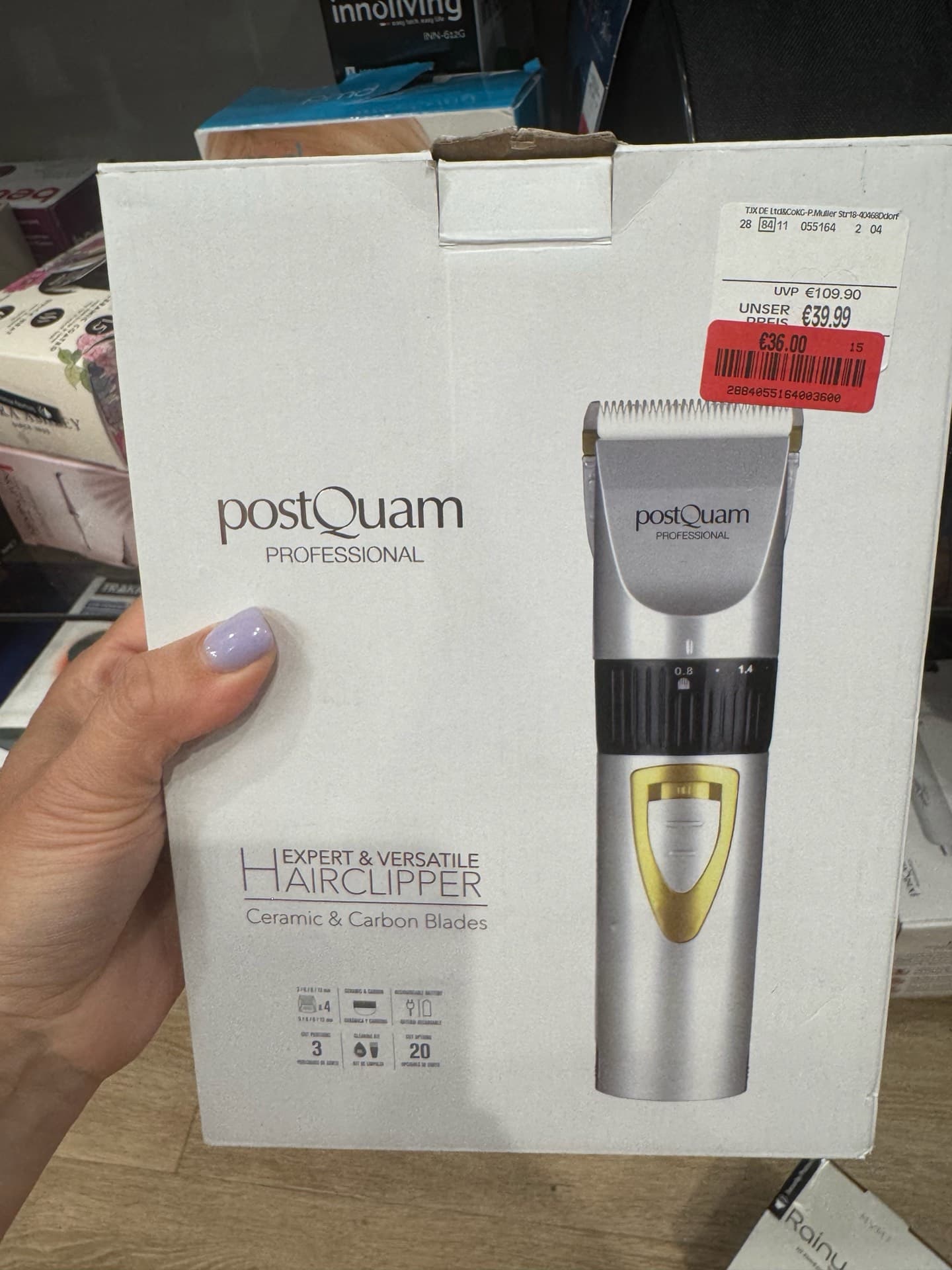 PostQuam Professional Hair Clipper