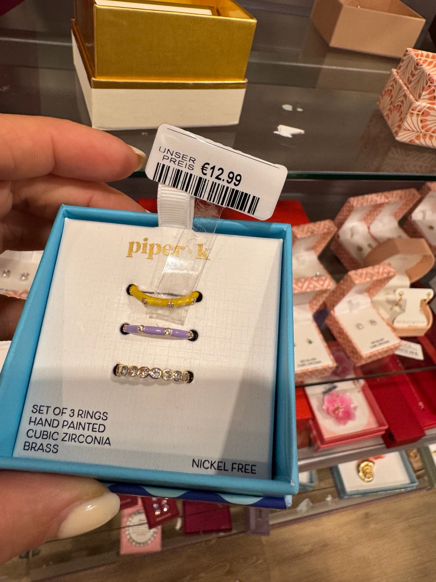 Trendy Three-Piece Ring Set