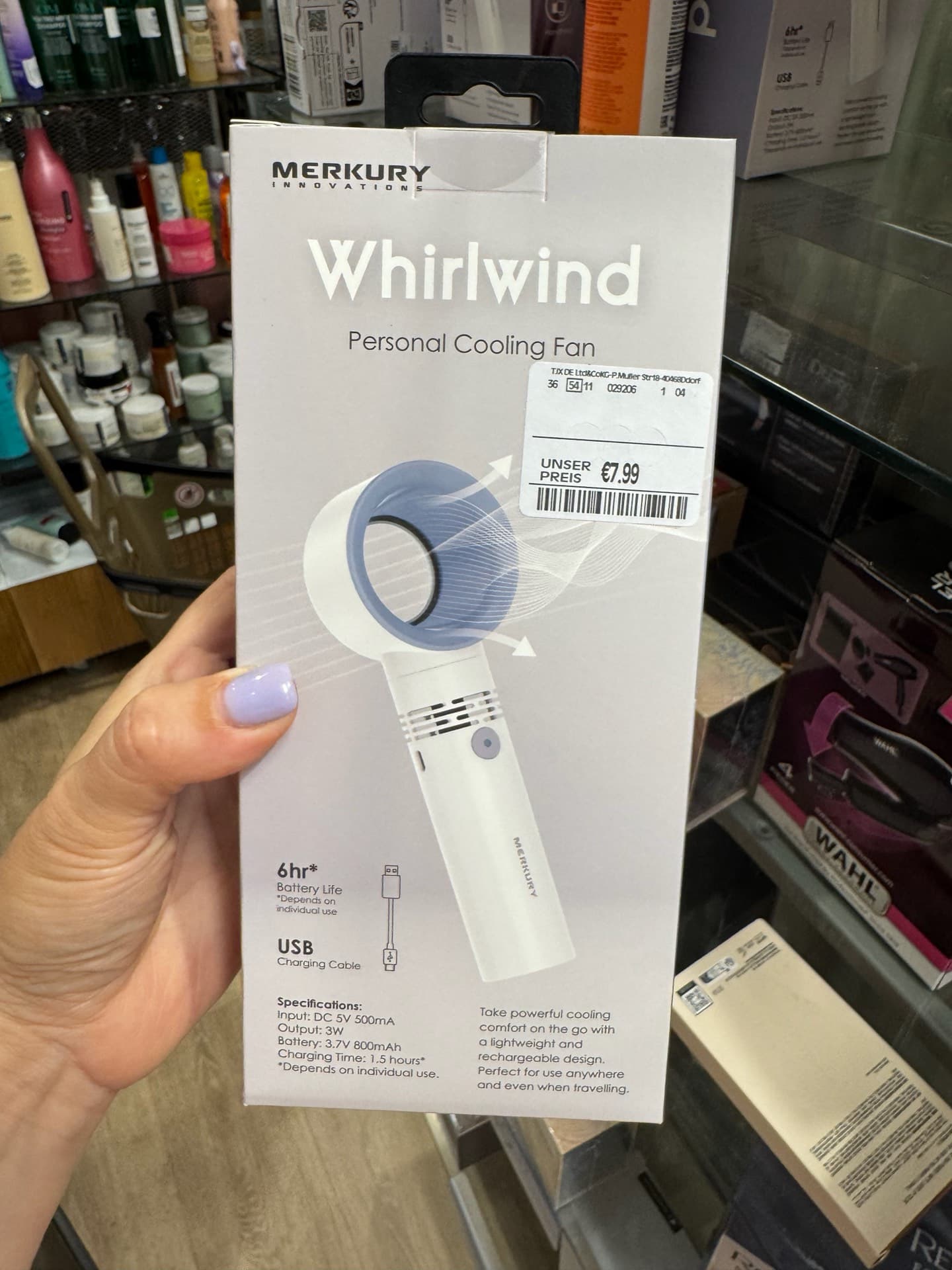 Merkury Whirlwind Personal Fan
