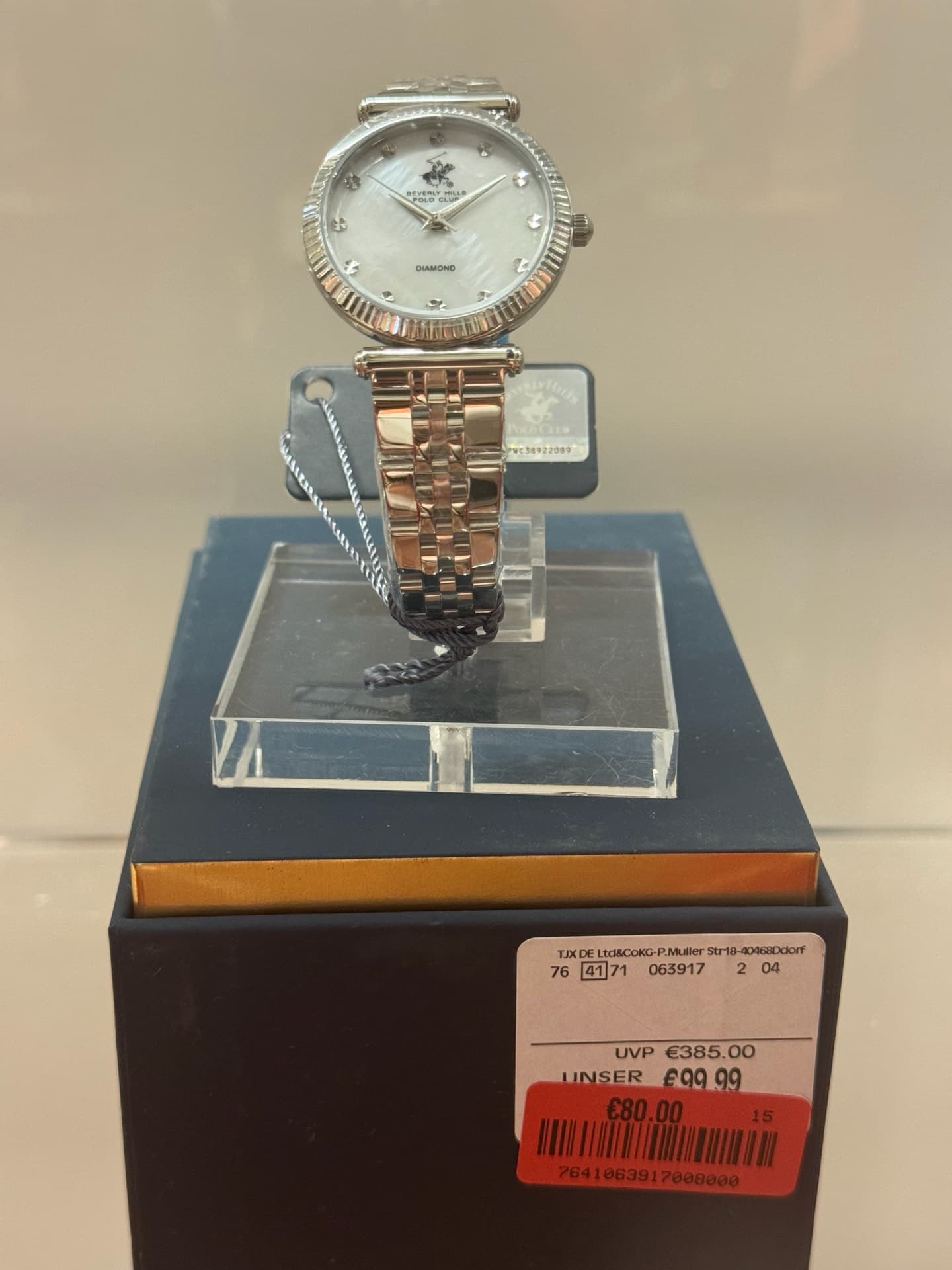 Beverly Hills Polo Club Diamond Watch