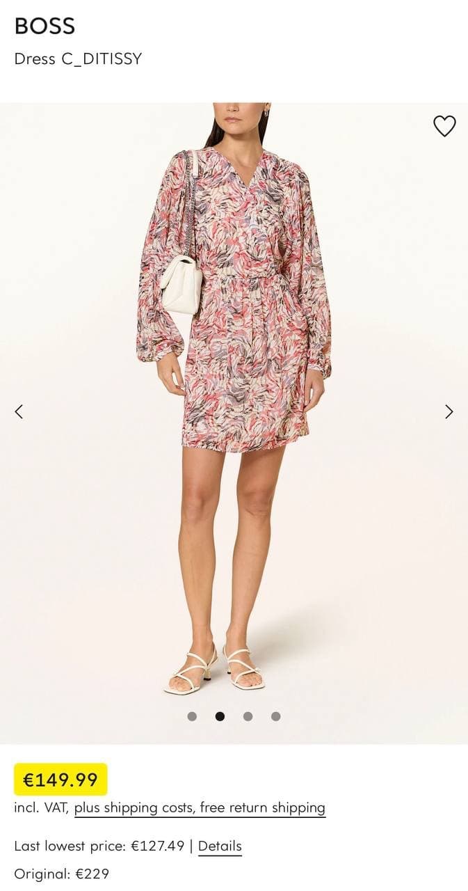 BOSS Floral Dress