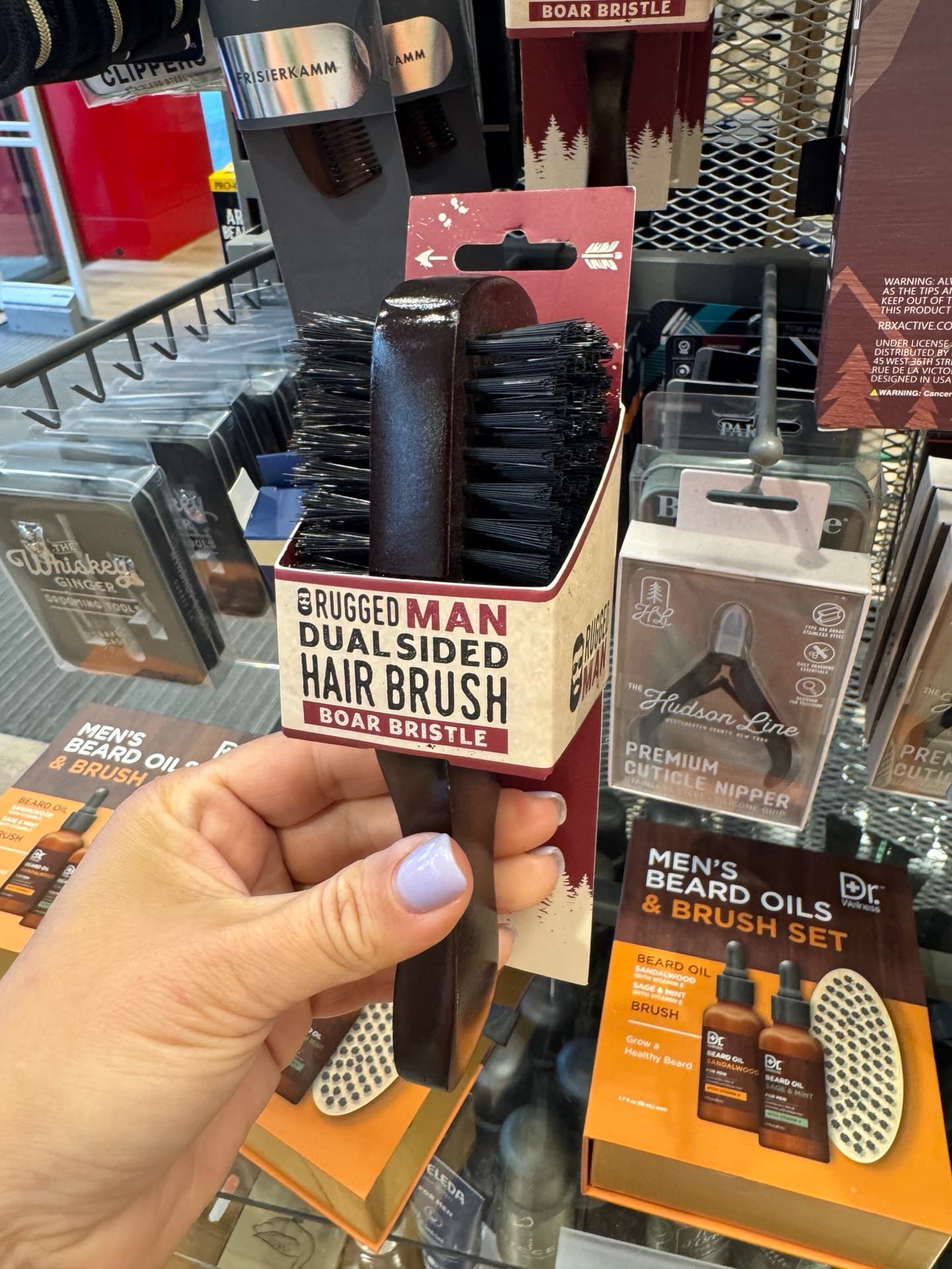 Rugged Man Dual-Sided Hair Brush