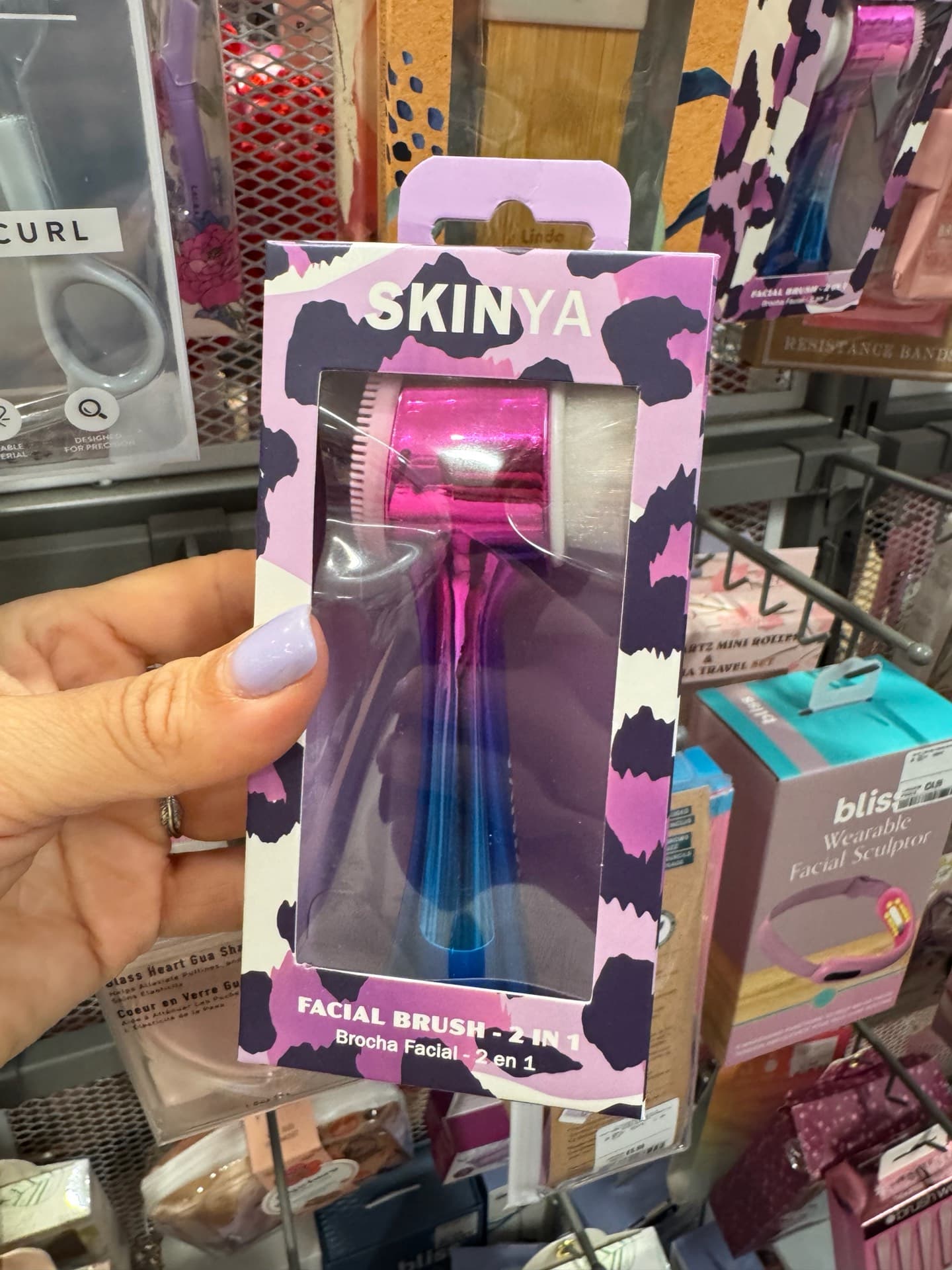 Косметическая кисть SKINYA 2 в 1