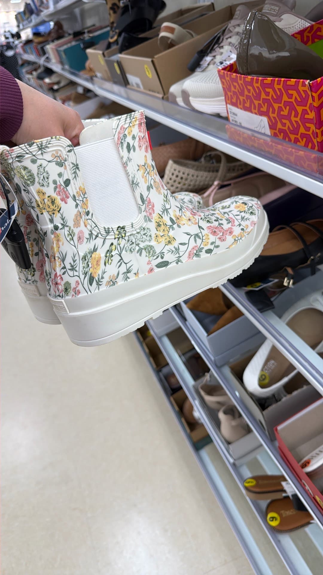 Floral Ankle Boots