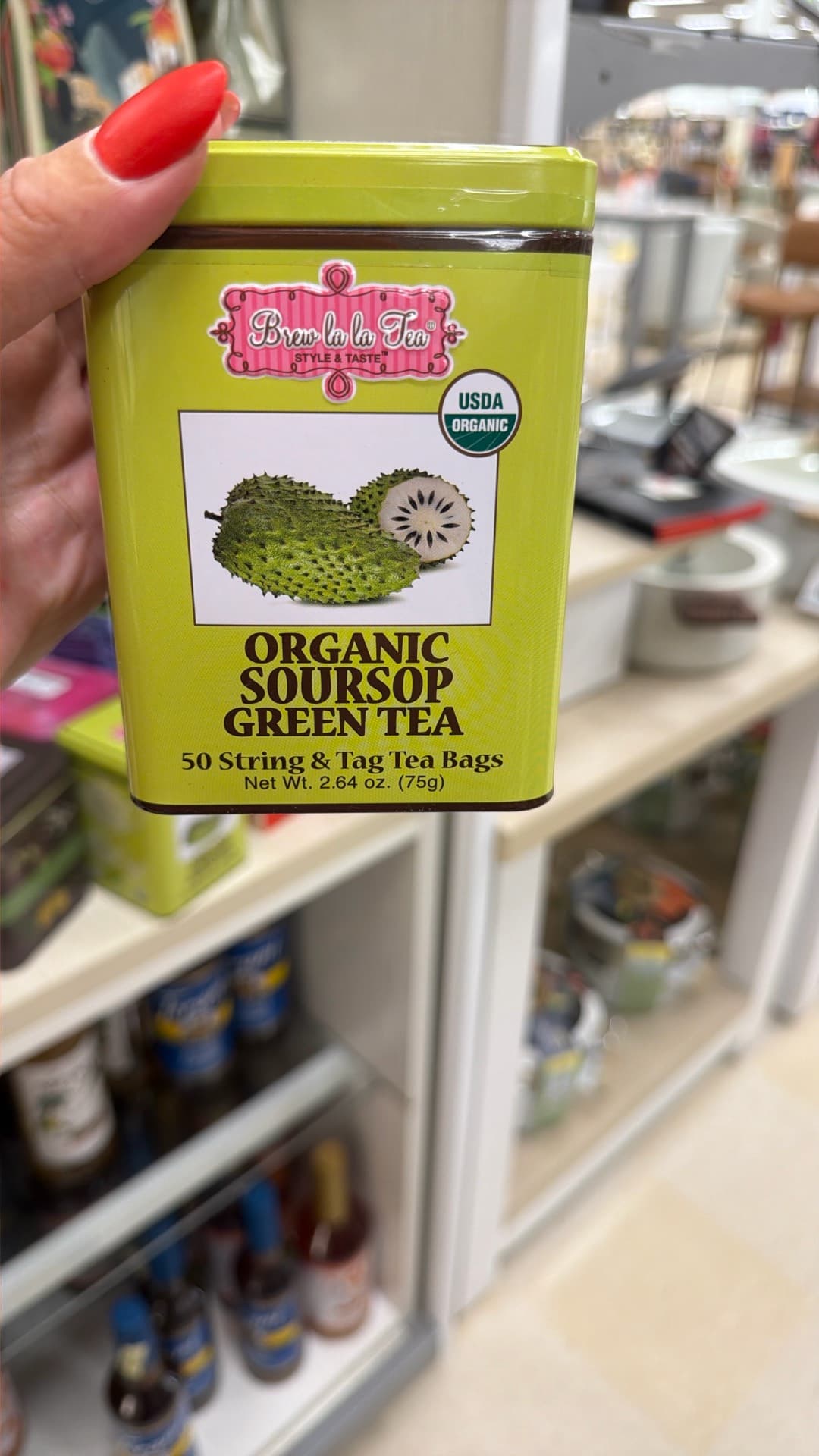 Organic Soursop Green Tea
