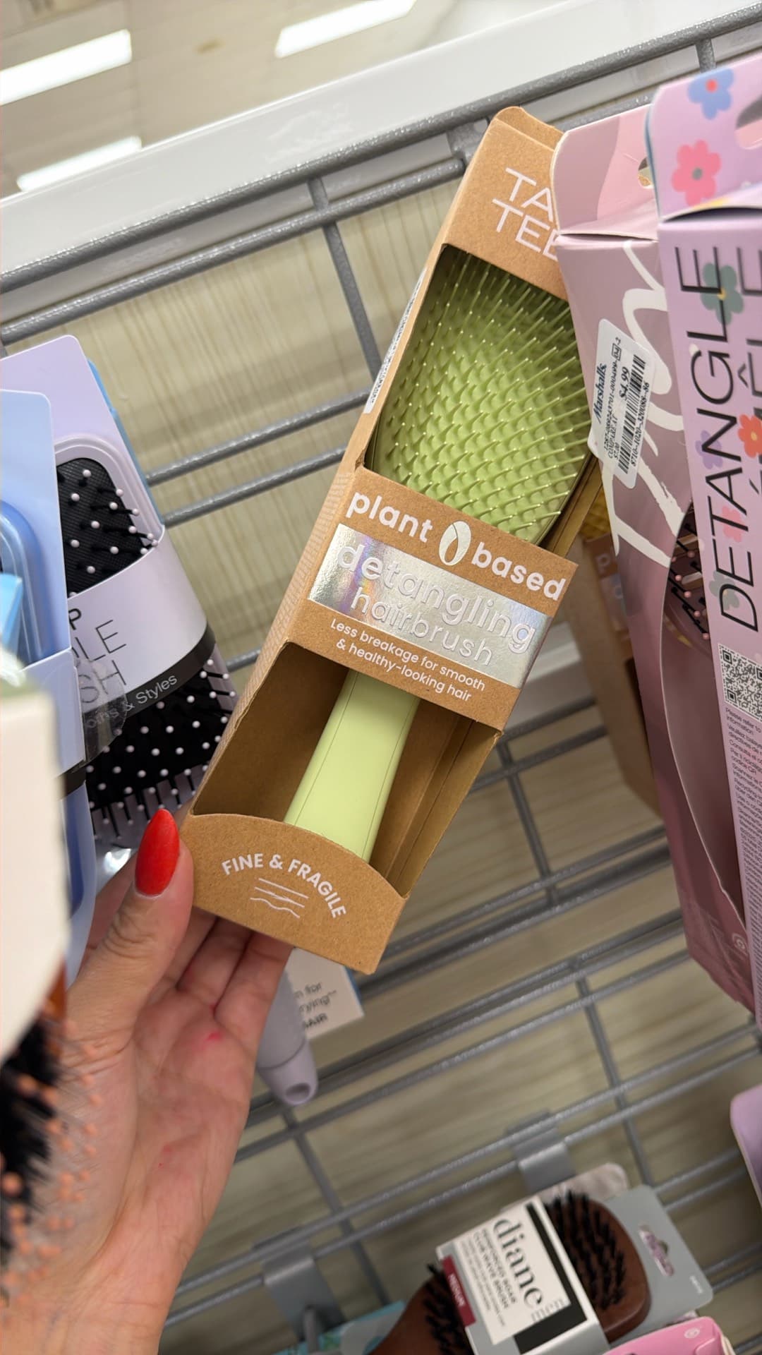 Plant-Based Detangling Hairbrush
