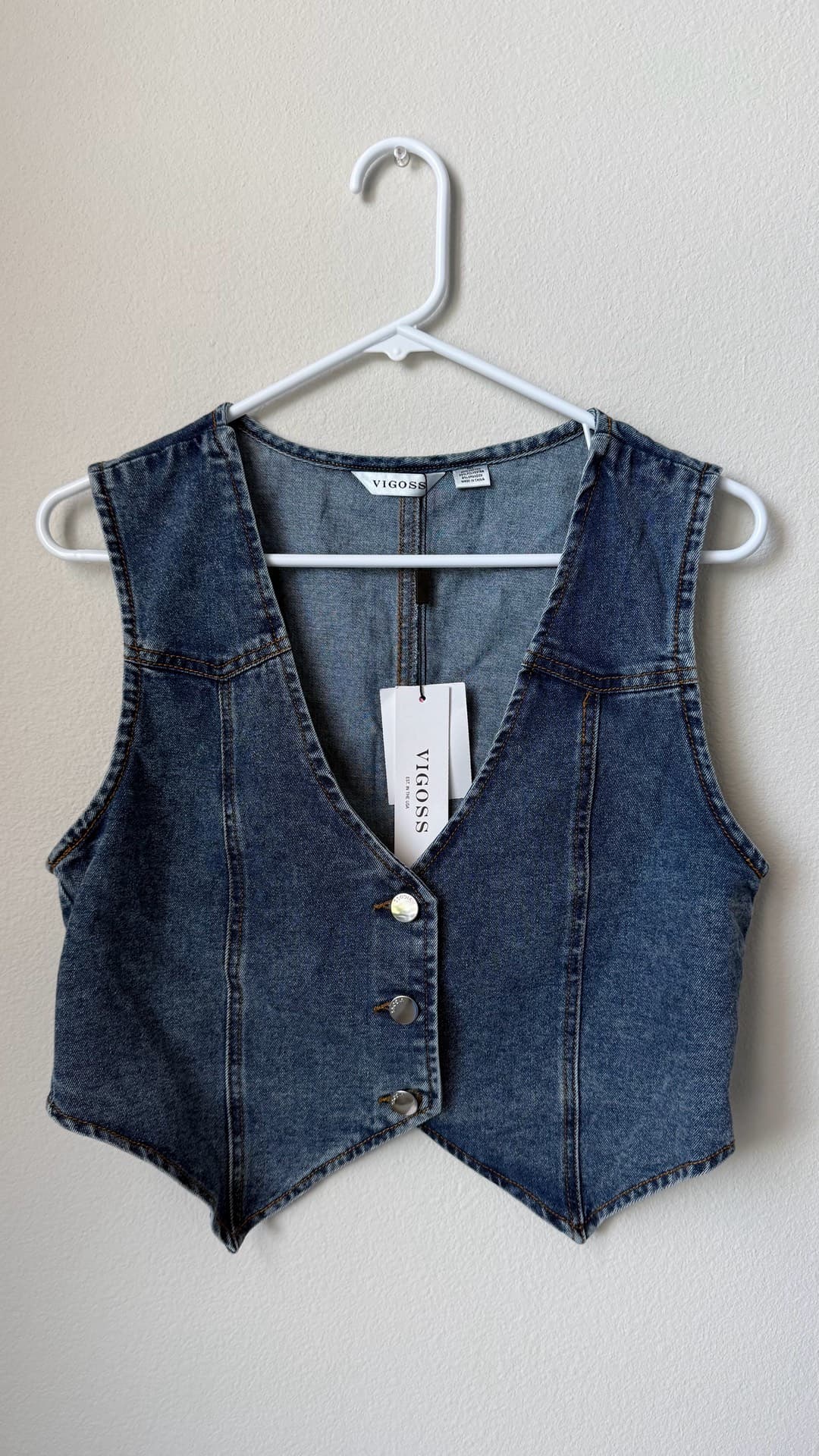 Chic Denim Vest