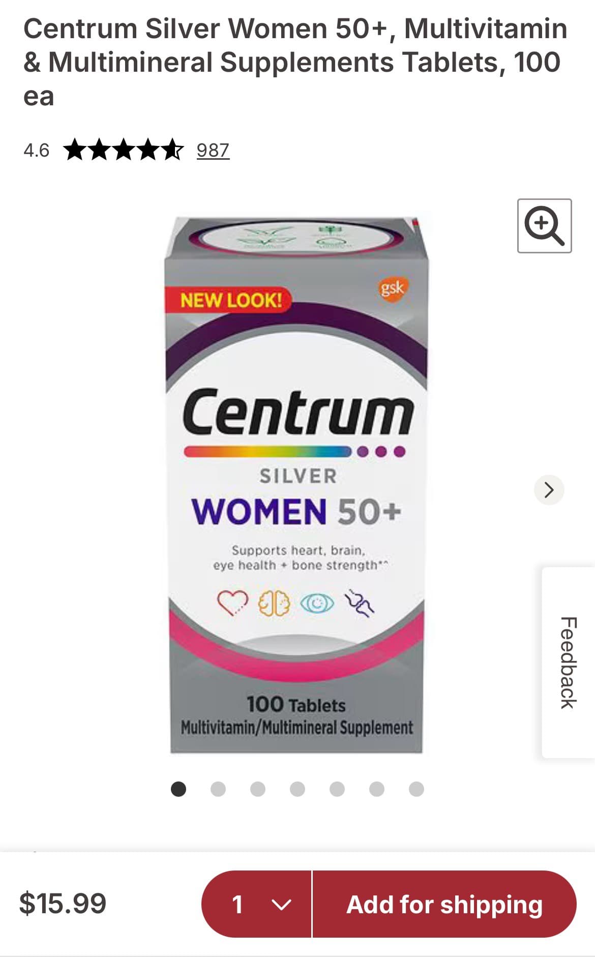 Centrum Silver Women 50+