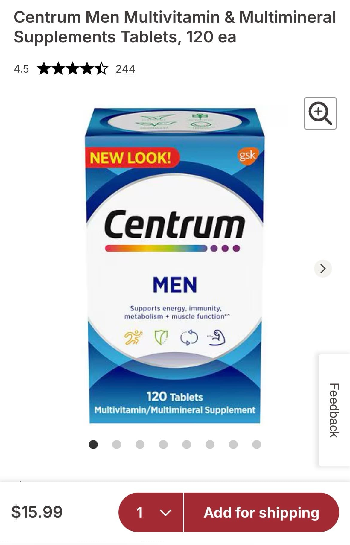 Centrum Men Multivitamins