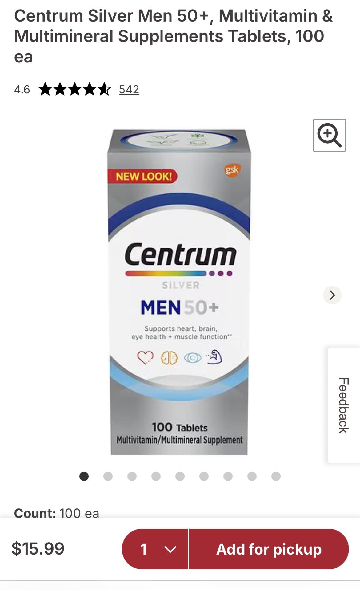 Centrum Silver Men 50+
