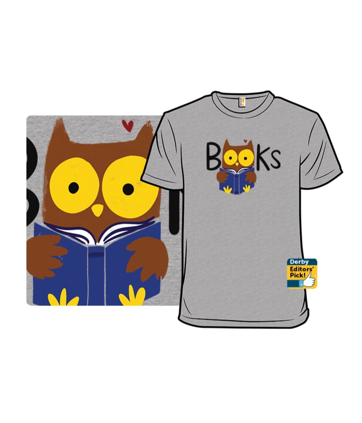 Owl Reading T-Shirt