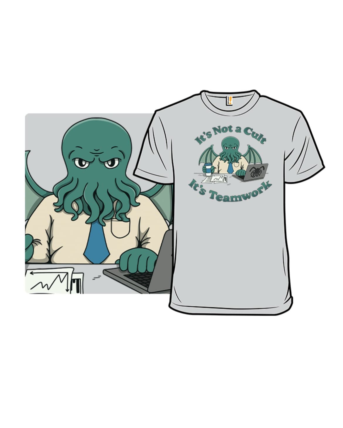 Cthulhu Teamwork T-Shirt