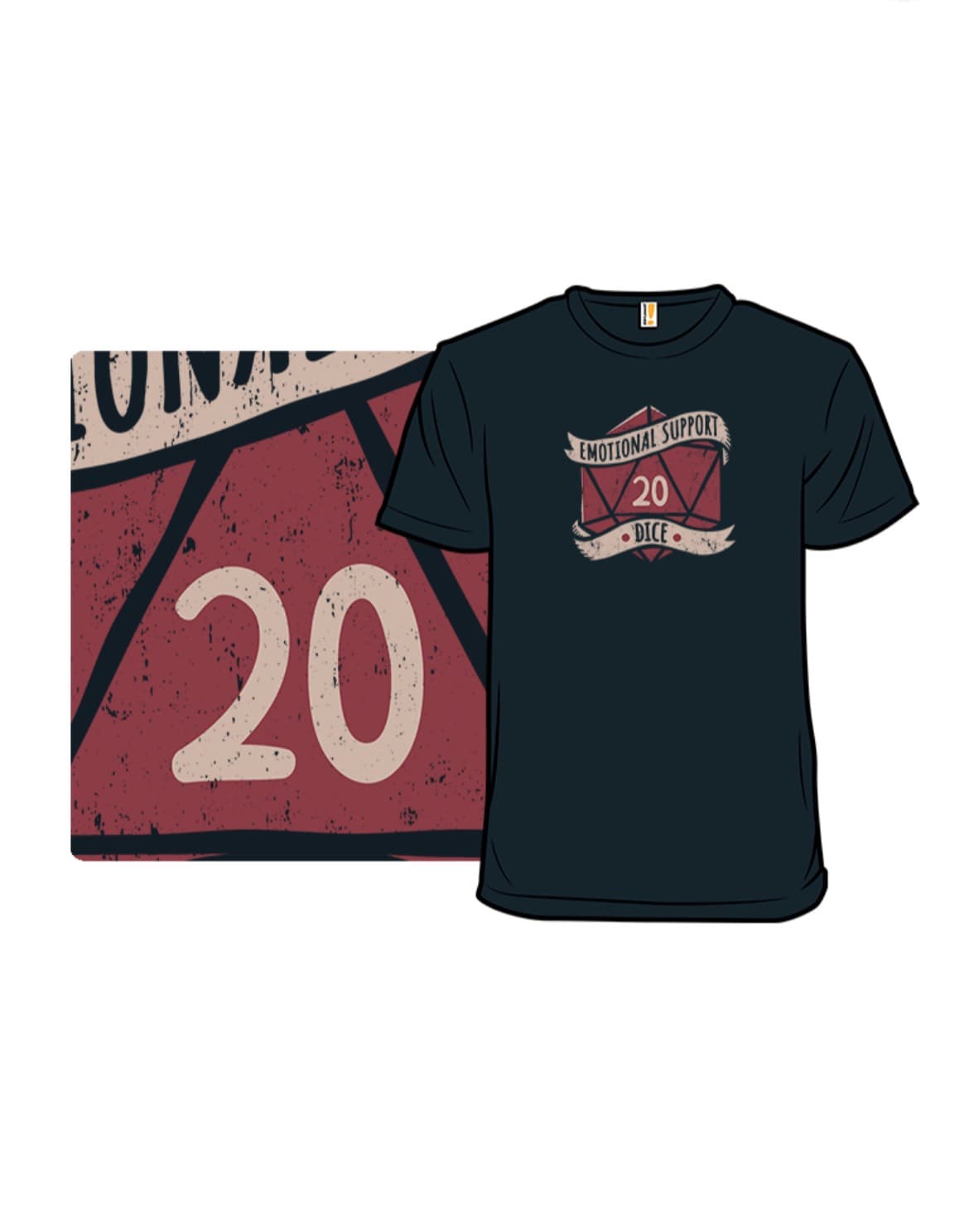 Emotional Support Dice T-Shirt