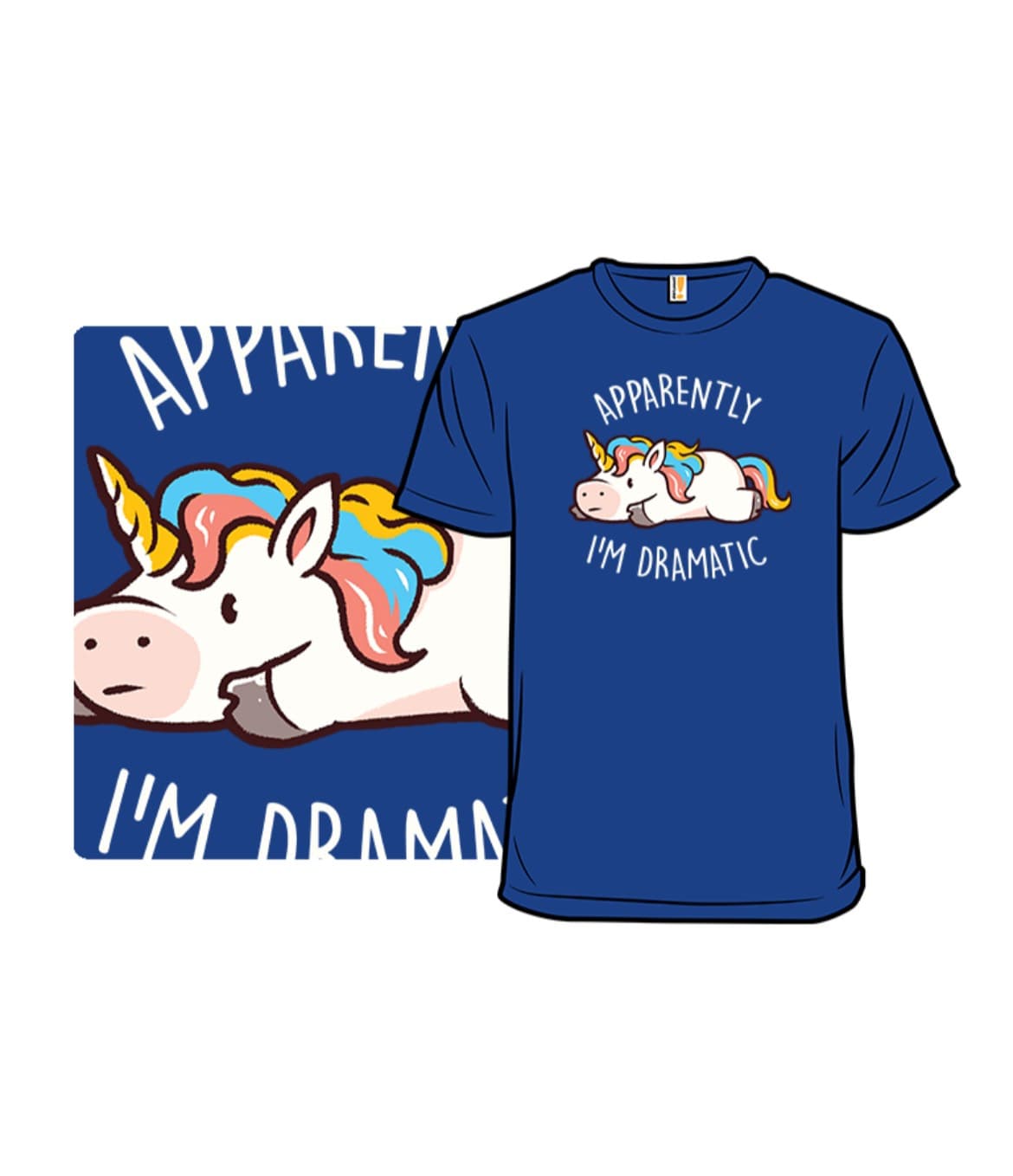 Dramatic Unicorn T-Shirt