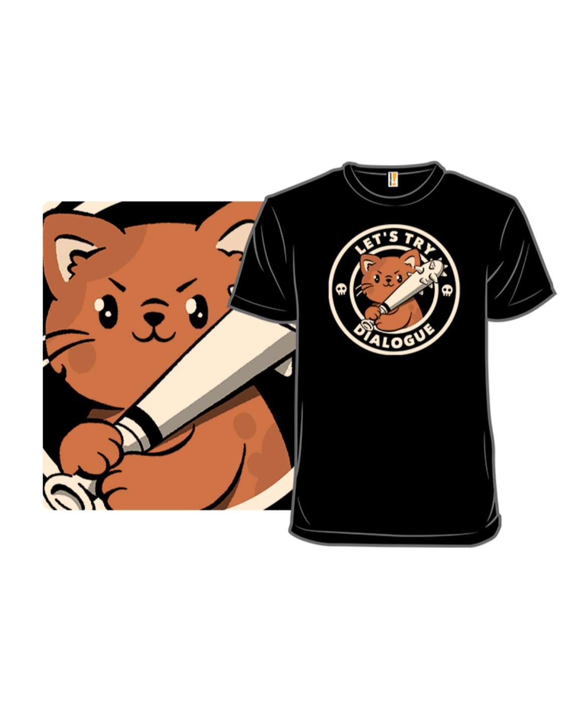 Cat Dialogue T-Shirt