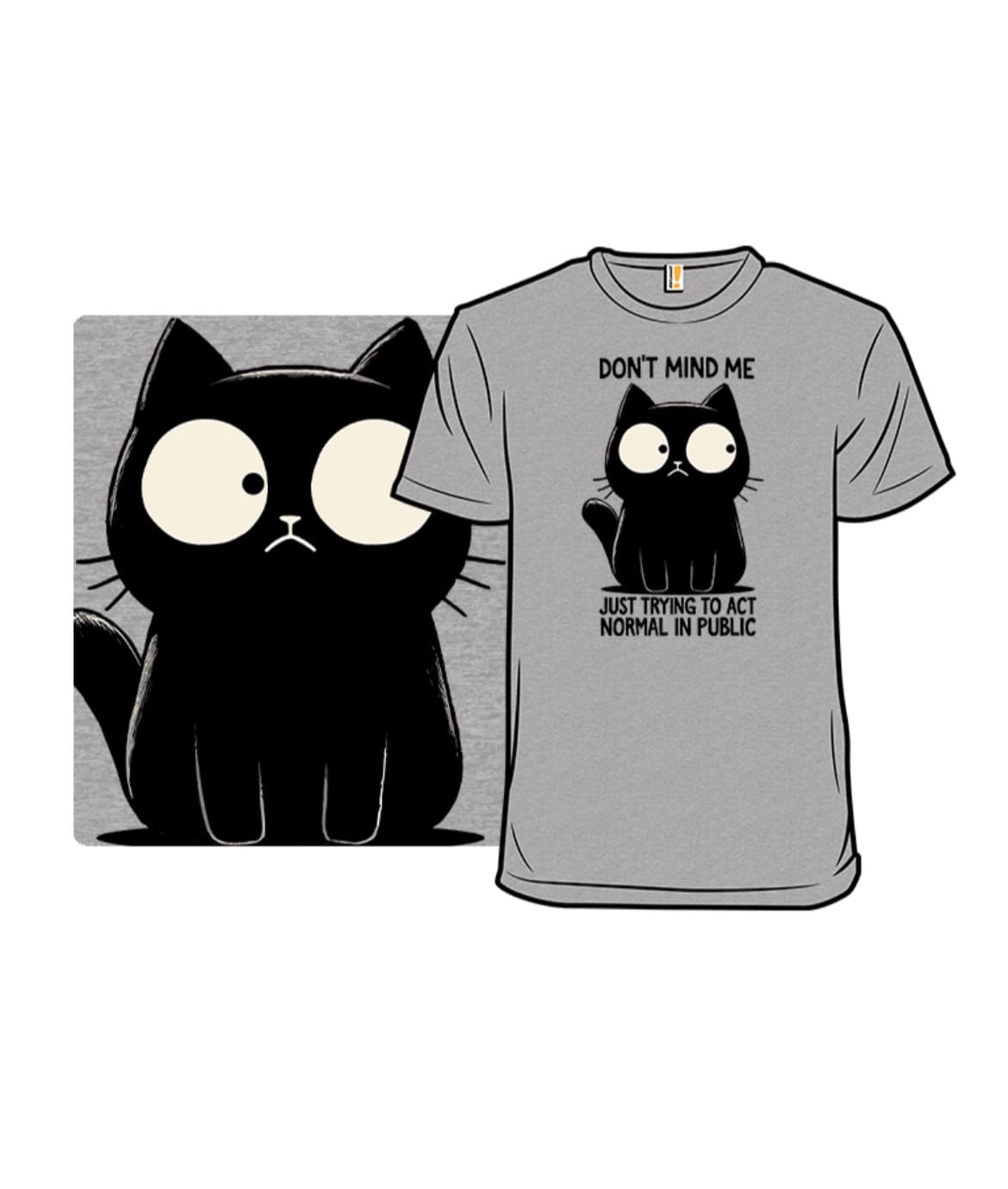 Cute Cat Graphic T-Shirt