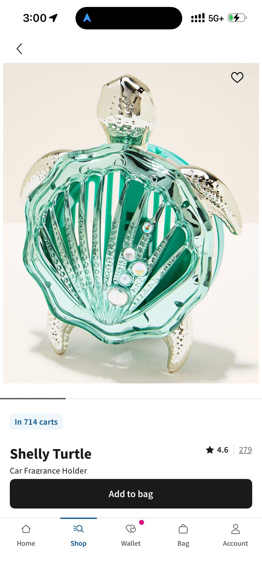 Shelly Turtle Car Fragrance Holder