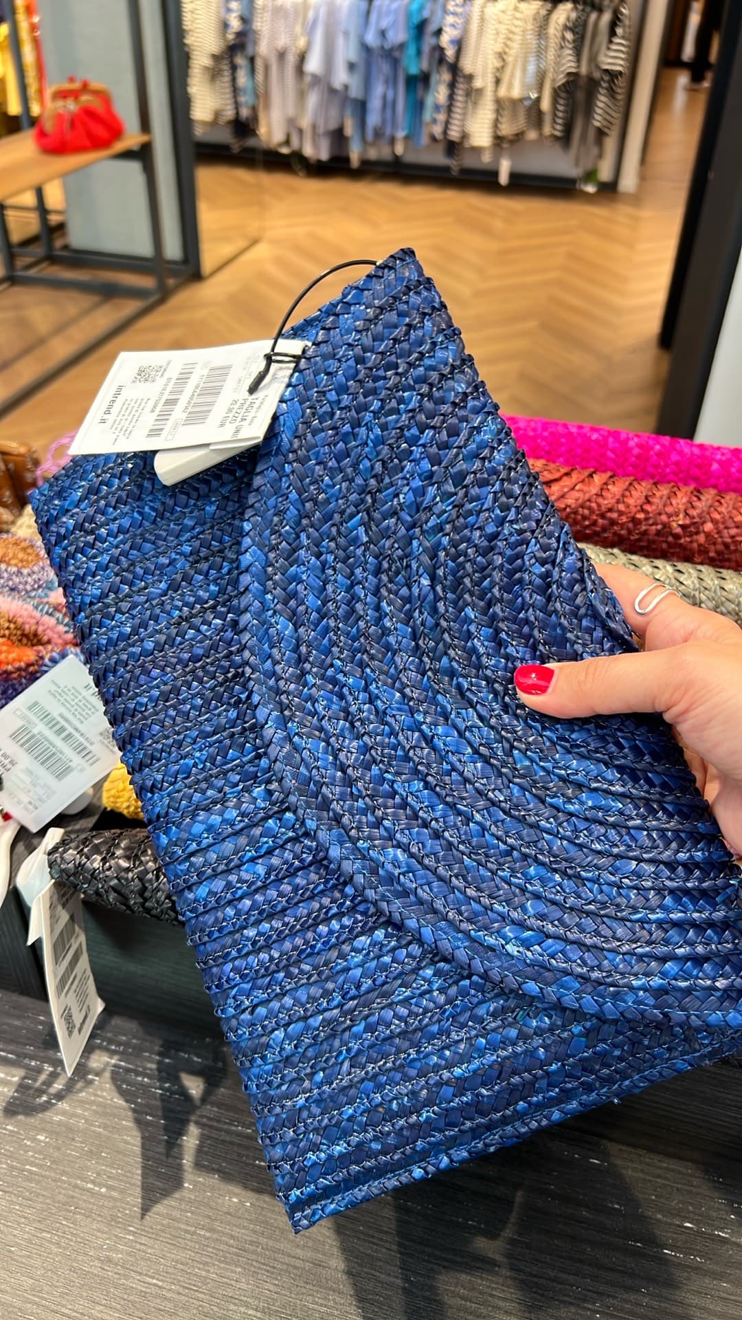 Stylish Blue Clutch