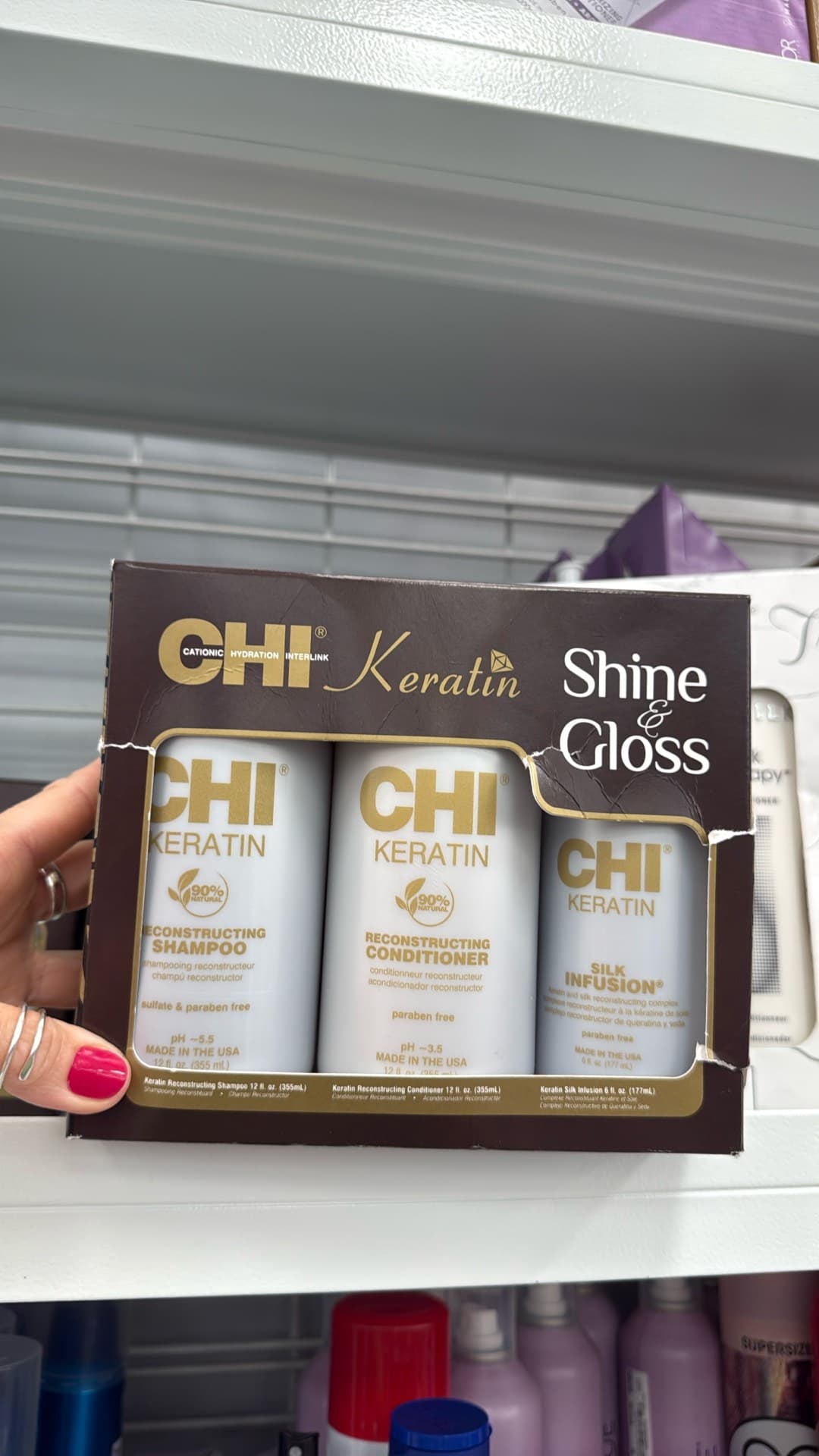 CHI Keratin Shine & Gloss Set