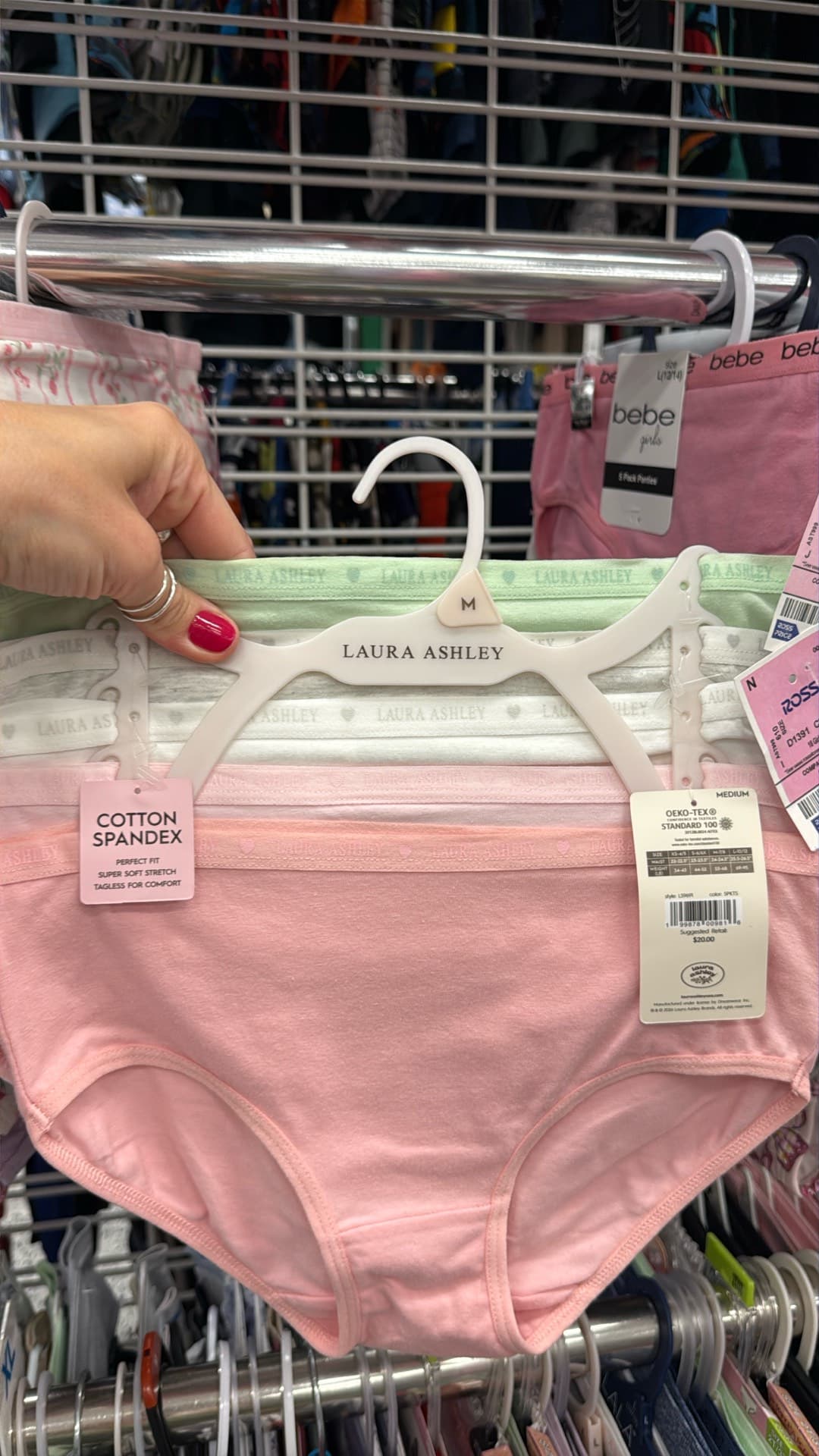 Laura Ashley Cotton Spandex Panties