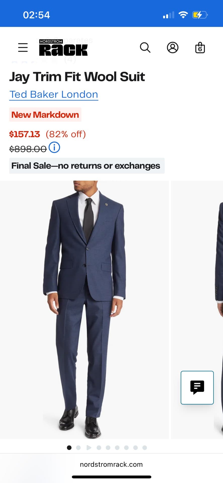 Jay Trim Fit Wool Suit