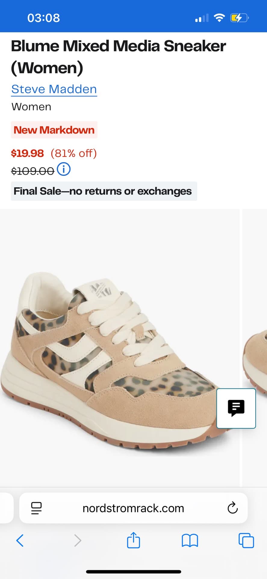 Blume Mixed Media Sneakers