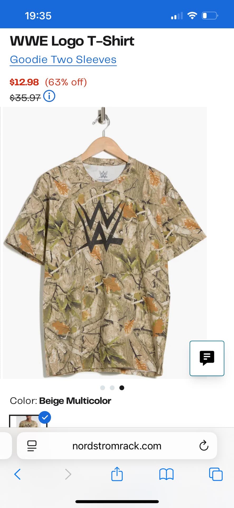 WWE Camo T-Shirt