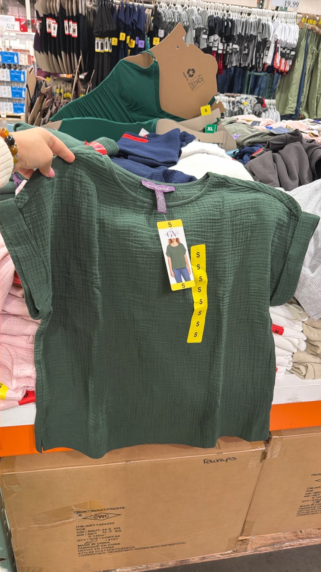 Trendy Green Blouse