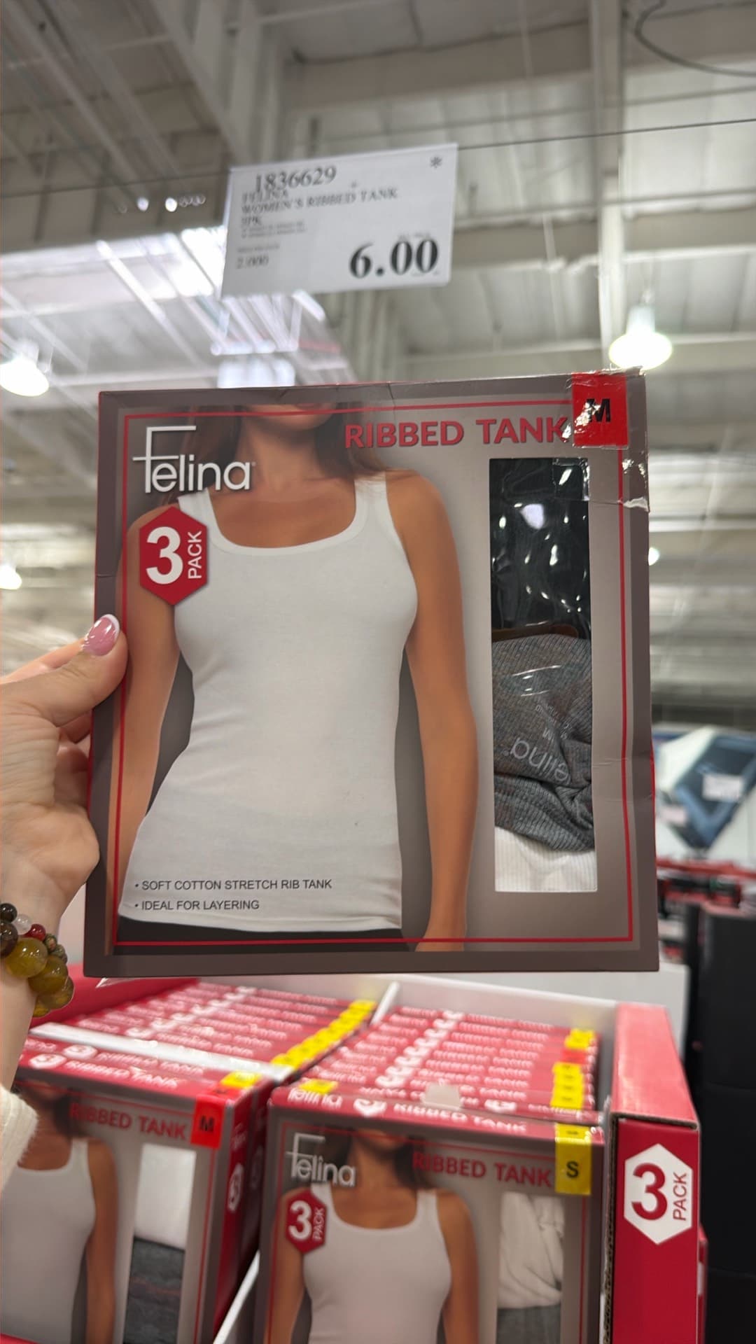 Felina Ribbed Tanks (3-Pack)