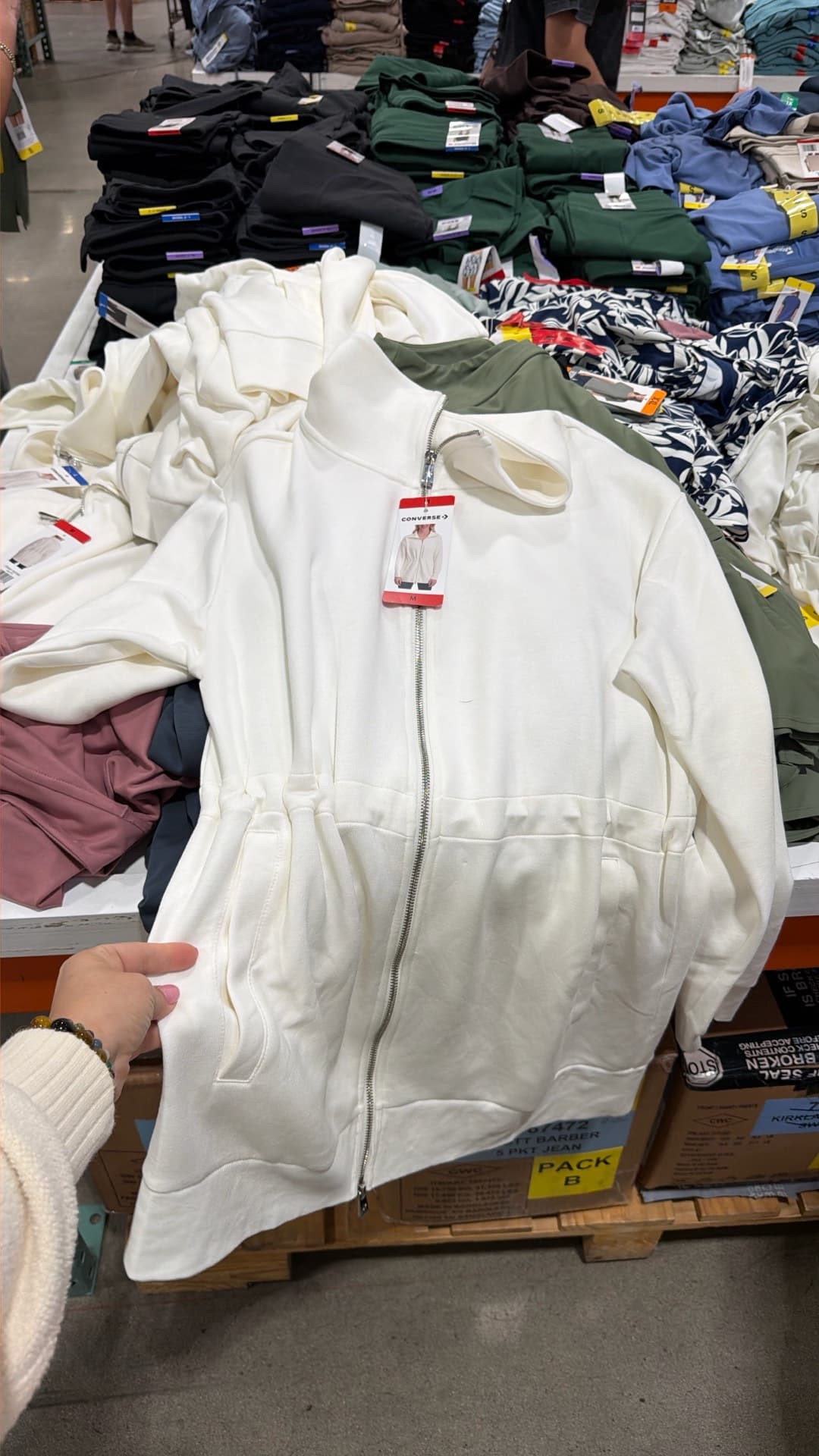 Converse White Jacket