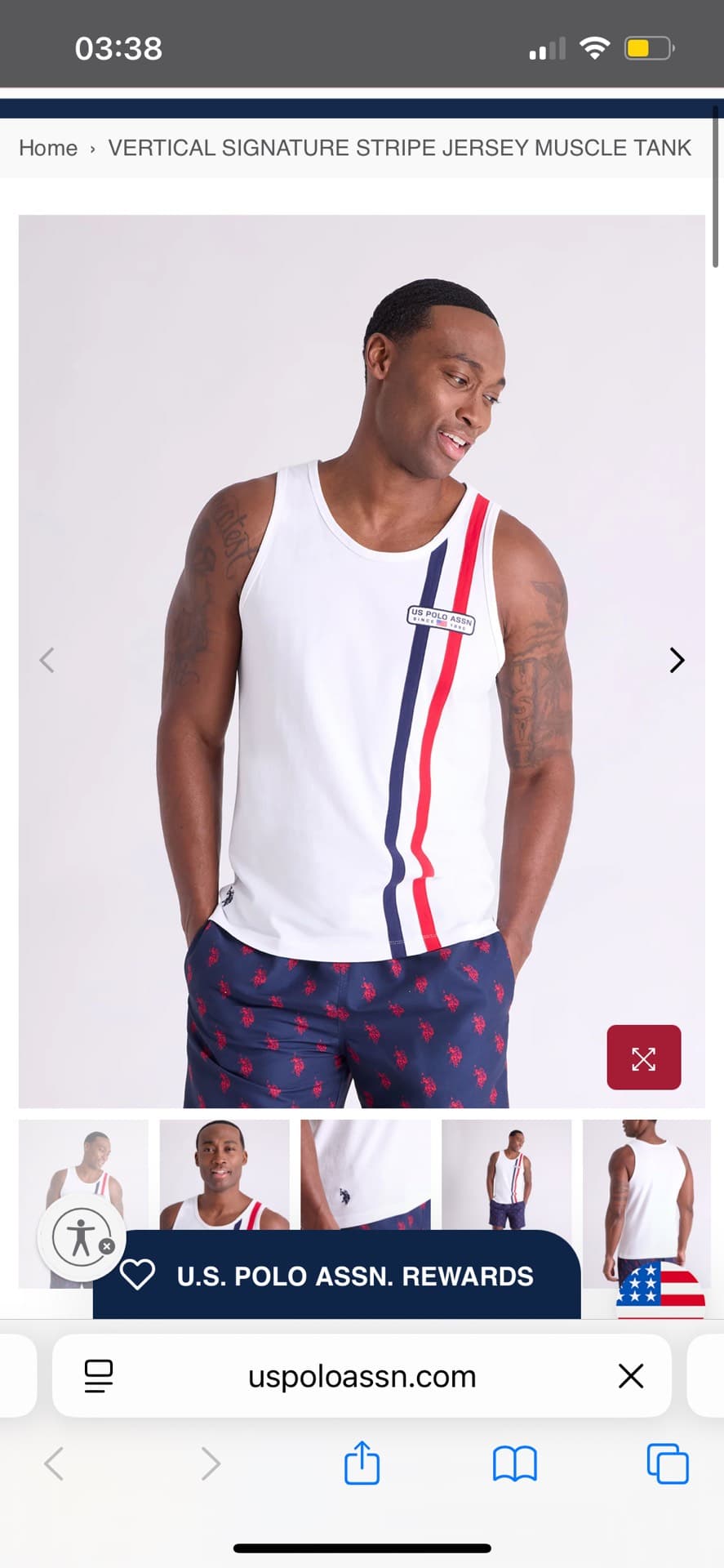 US Polo Assn. Muscle Tank Top