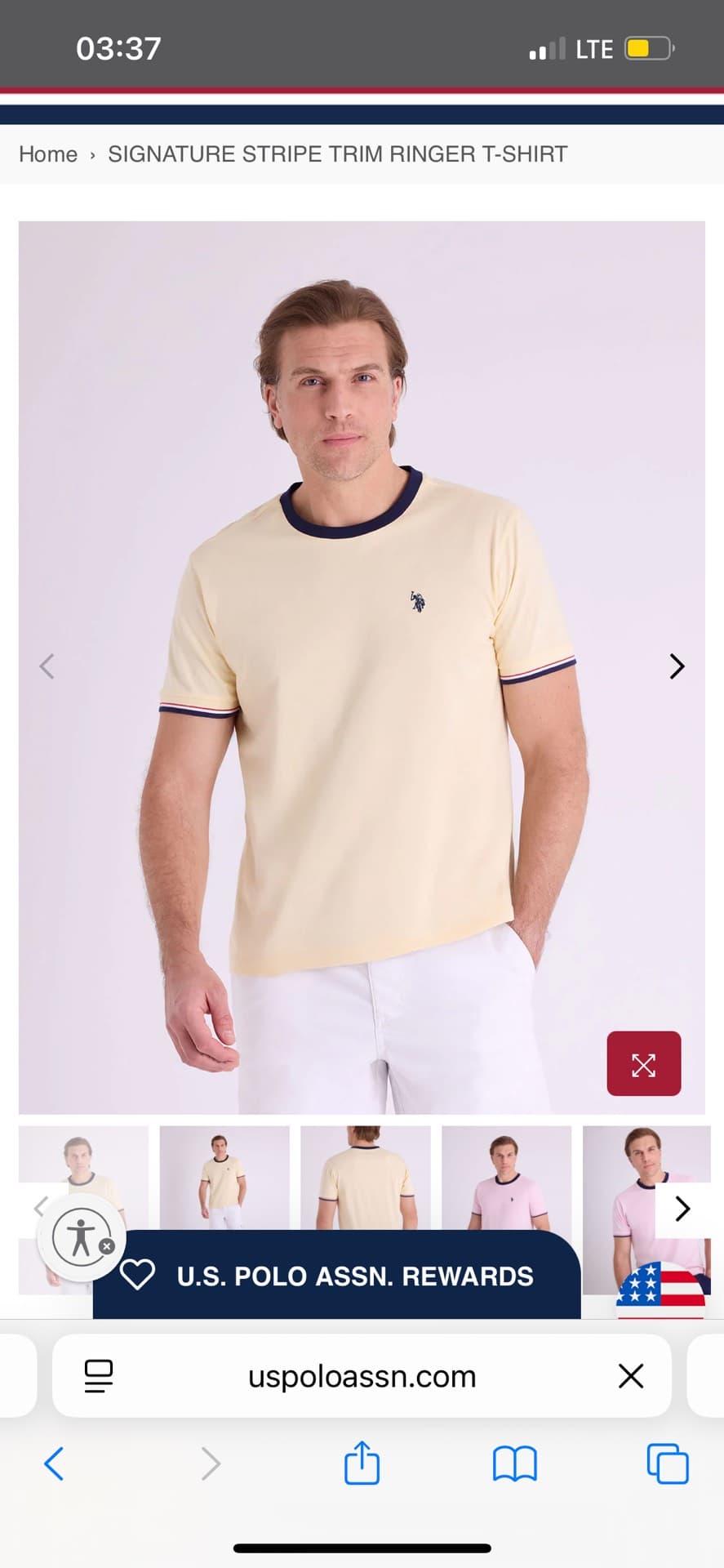 U.S. Polo Assn. Ringer T-Shirt