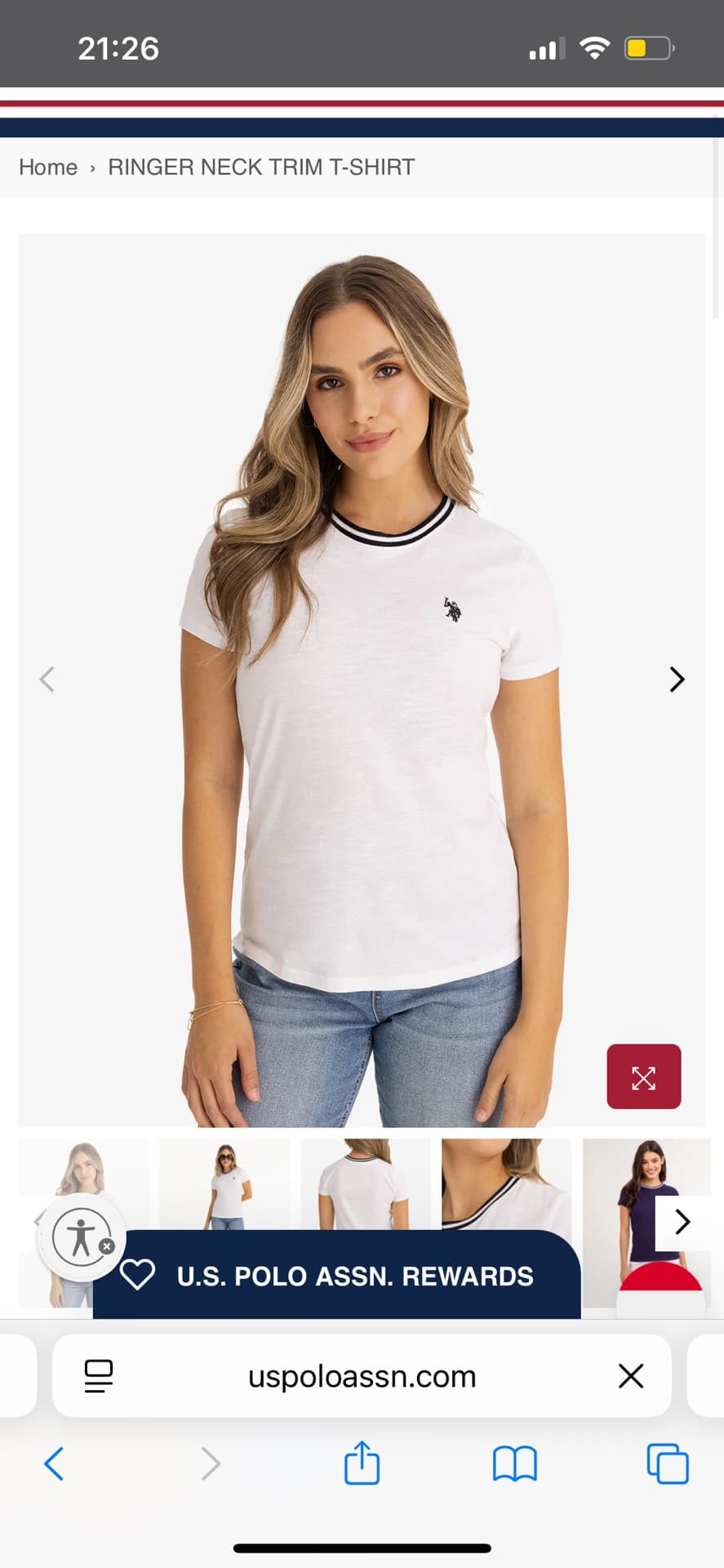 Ringer Neck T-Shirt