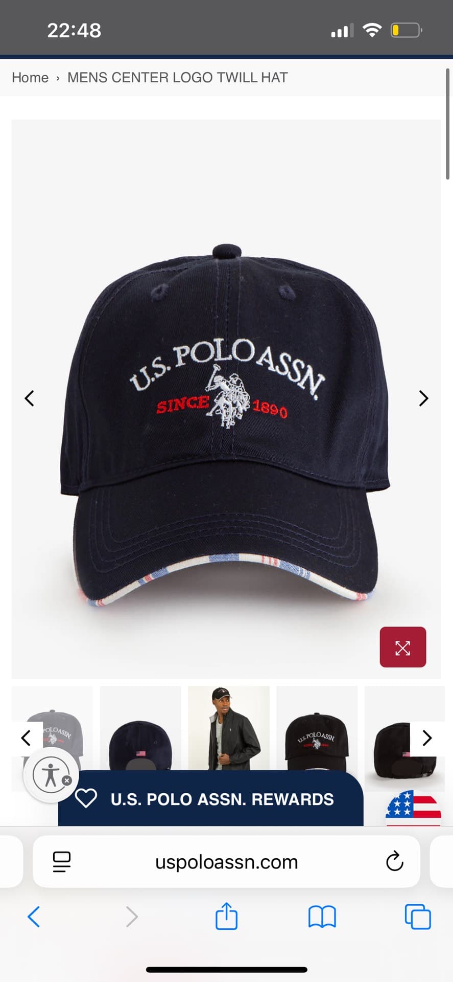 U.S. Polo Assn. Twill Hat
