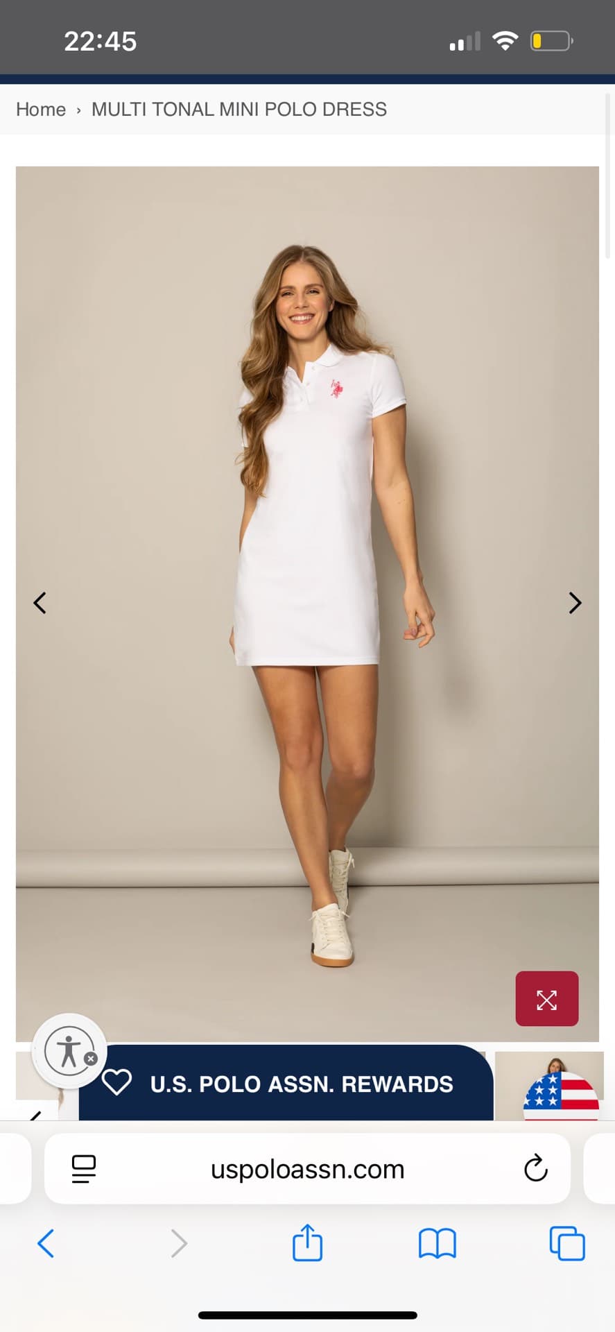 Stylish Mini Polo Dress