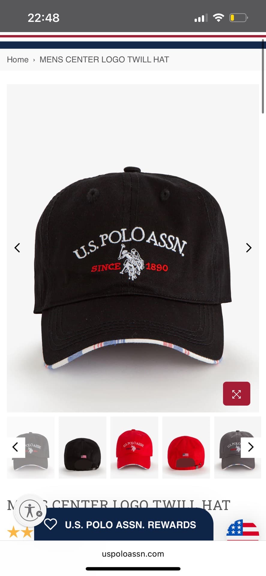 U.S. Polo Assn. Twill Hat