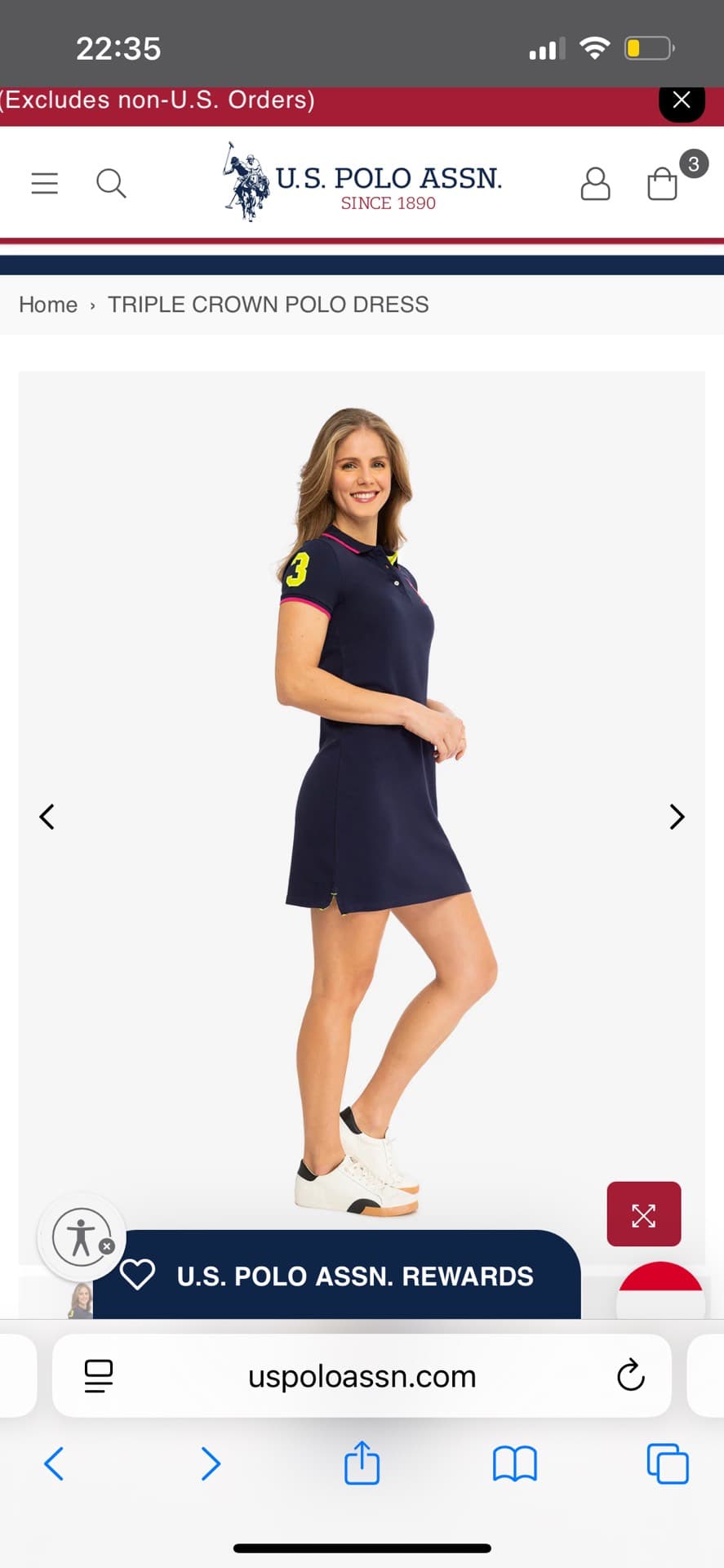 Triple Crown Polo Dress