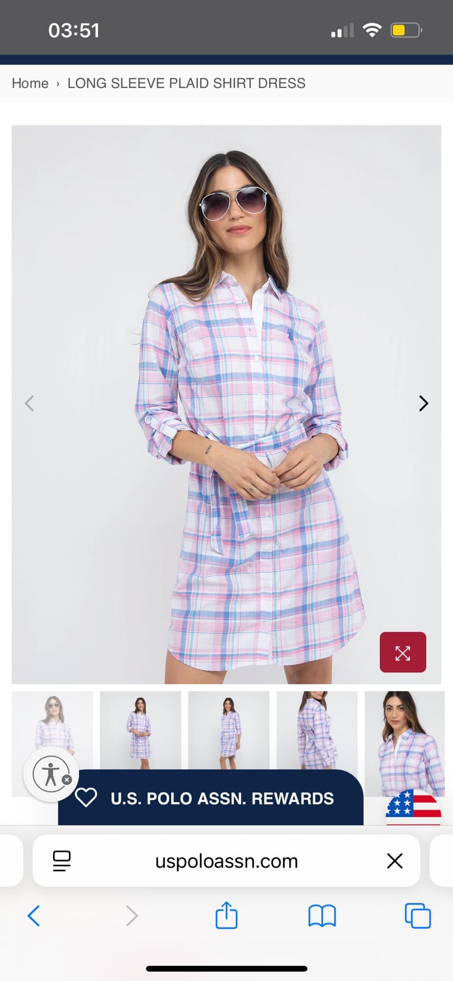 Plaid Shirt Dress