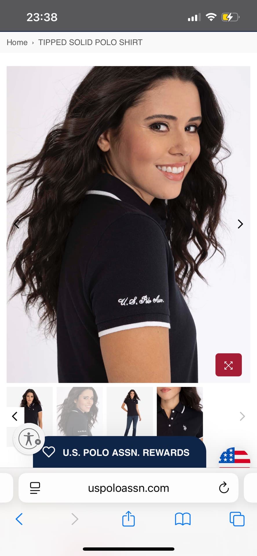 U.S. Polo Assn. Tipped Polo Shirt