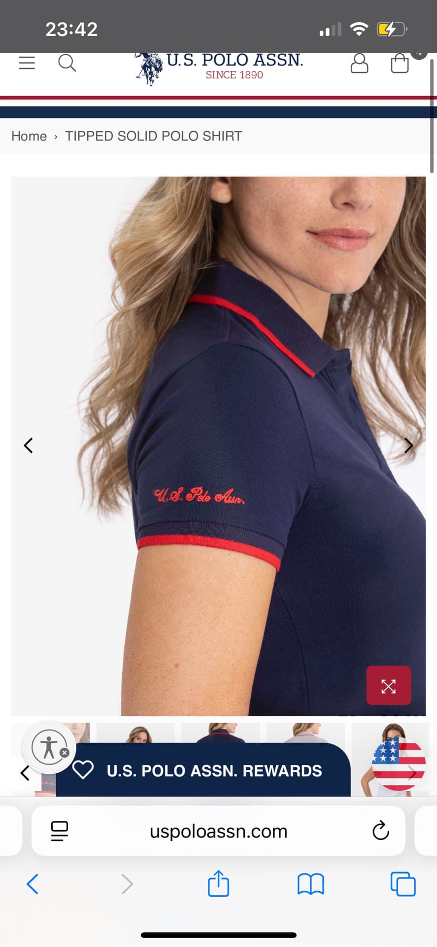 U.S. Polo Assn. Tipped Polo Shirt