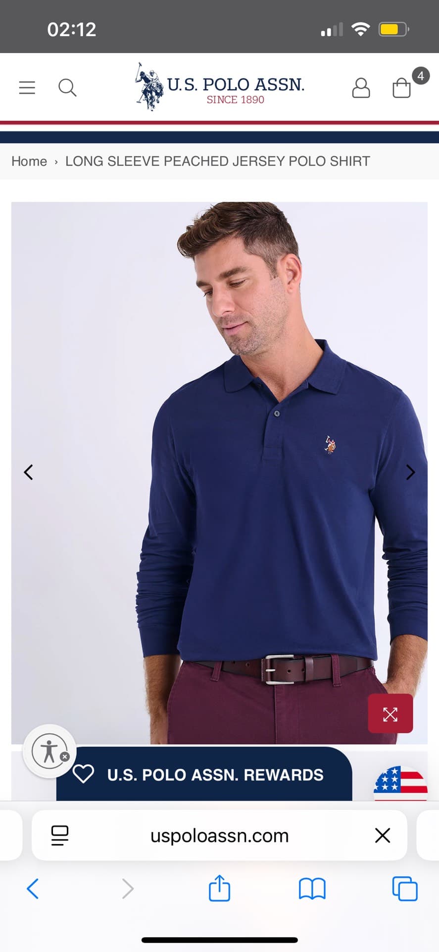 U.S. Polo Assn. Long Sleeve Polo Shirt
