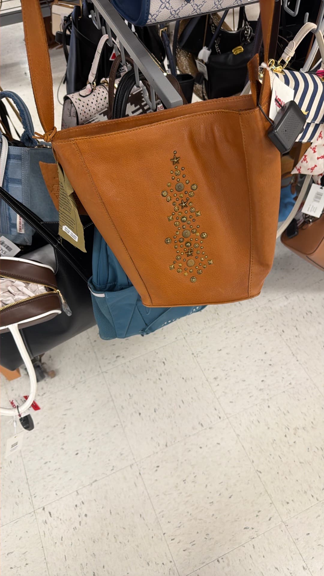 Trendy Brown Tote Bag