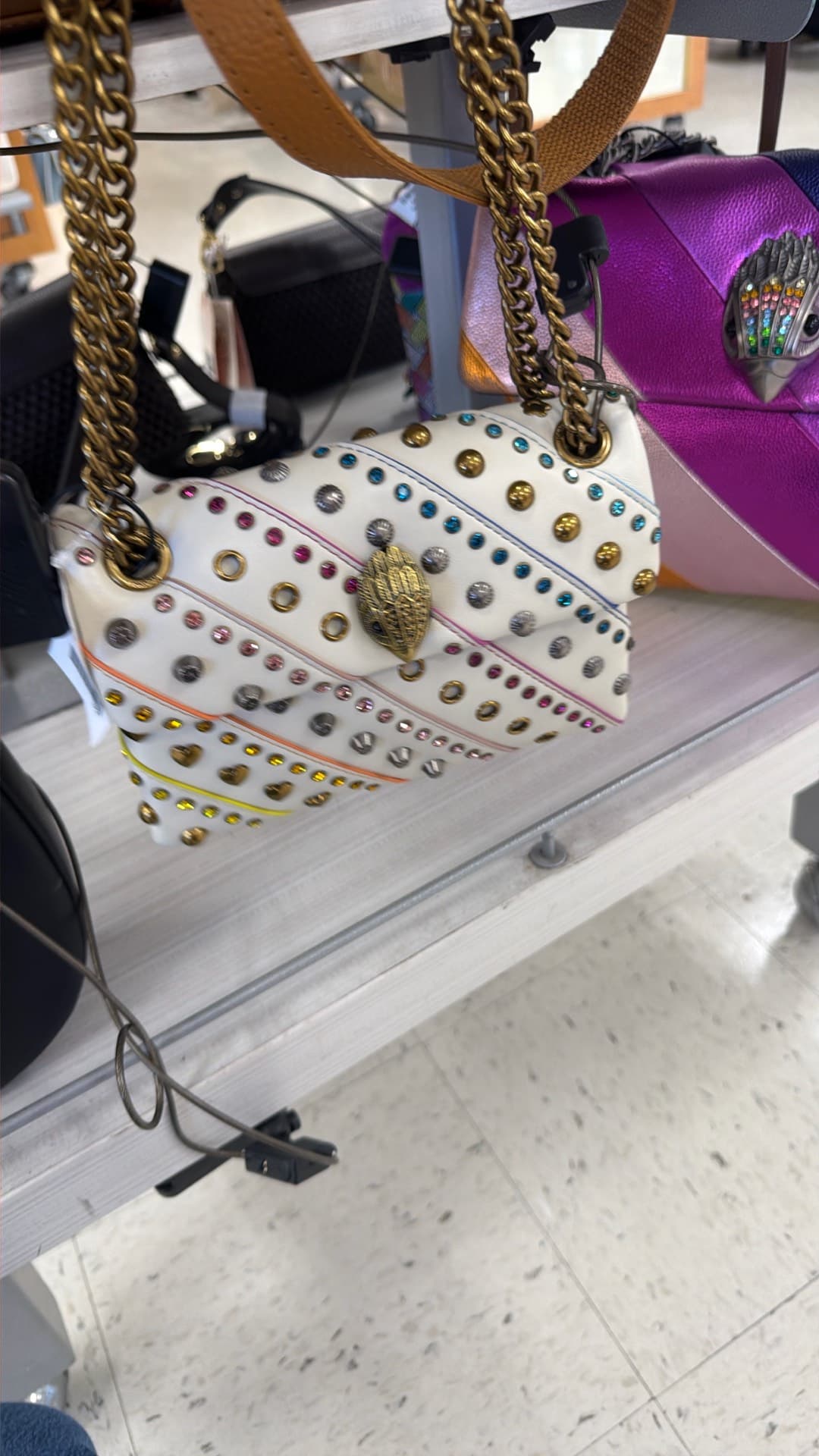 Trendy Studded Handbag