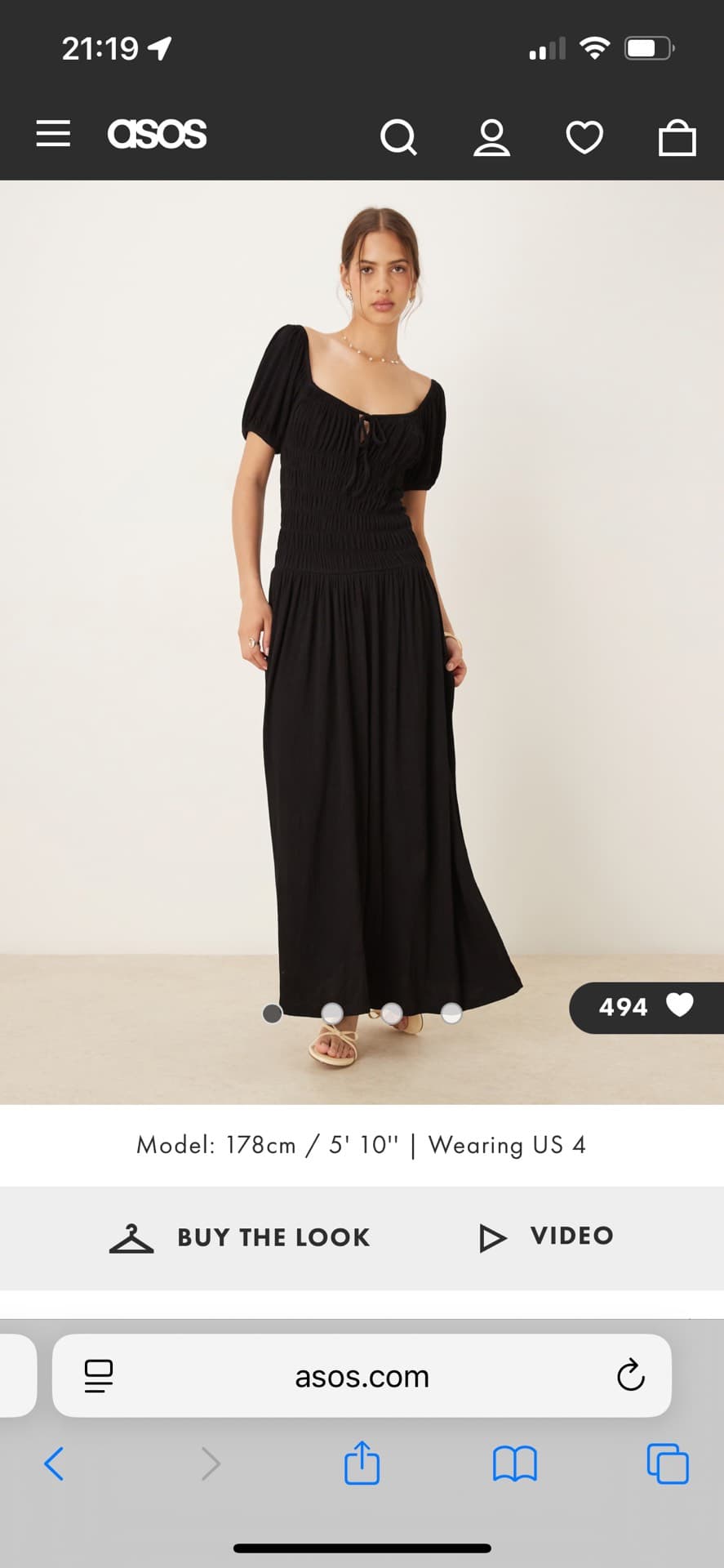 Chic Black Maxi Dress