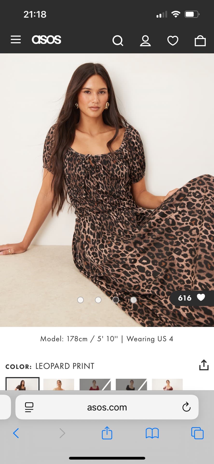 Leopard Print Dress