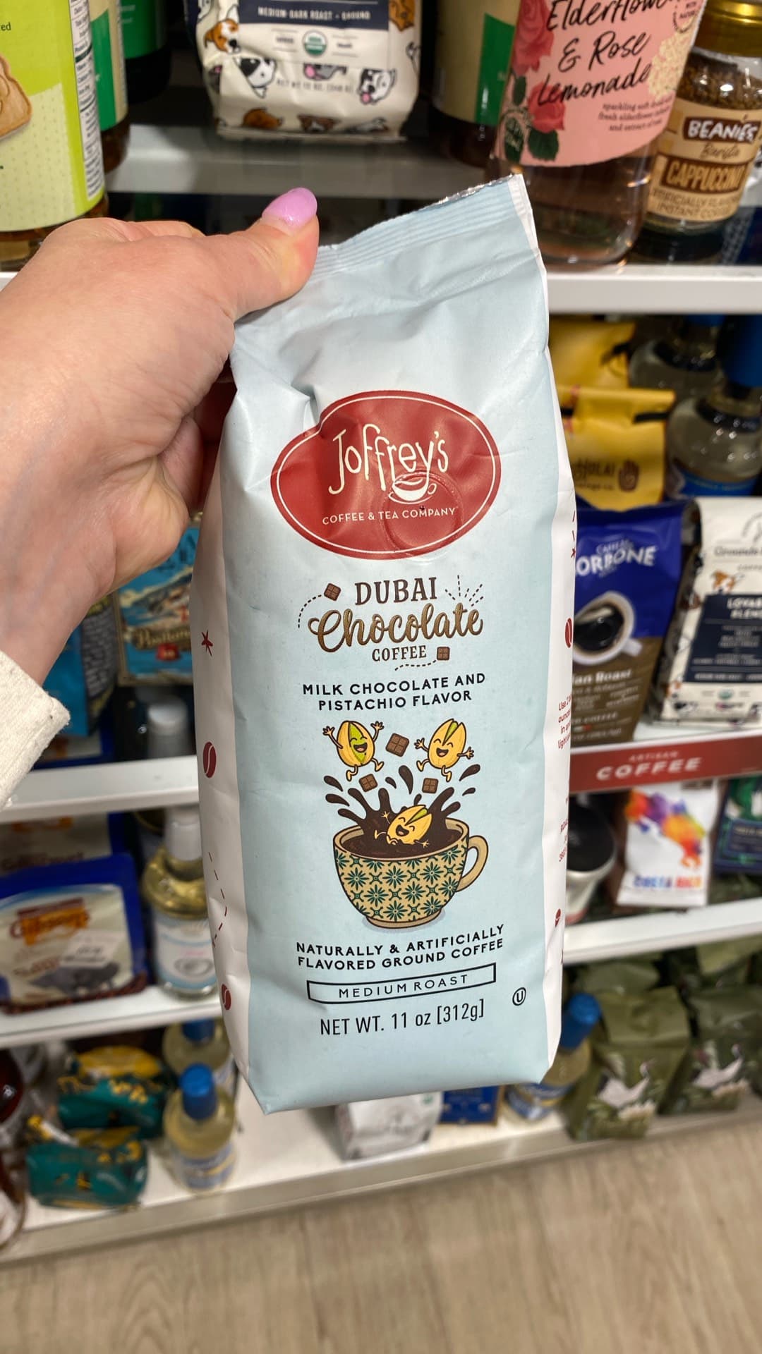 Joffrey's Dubai Chocolate Coffee