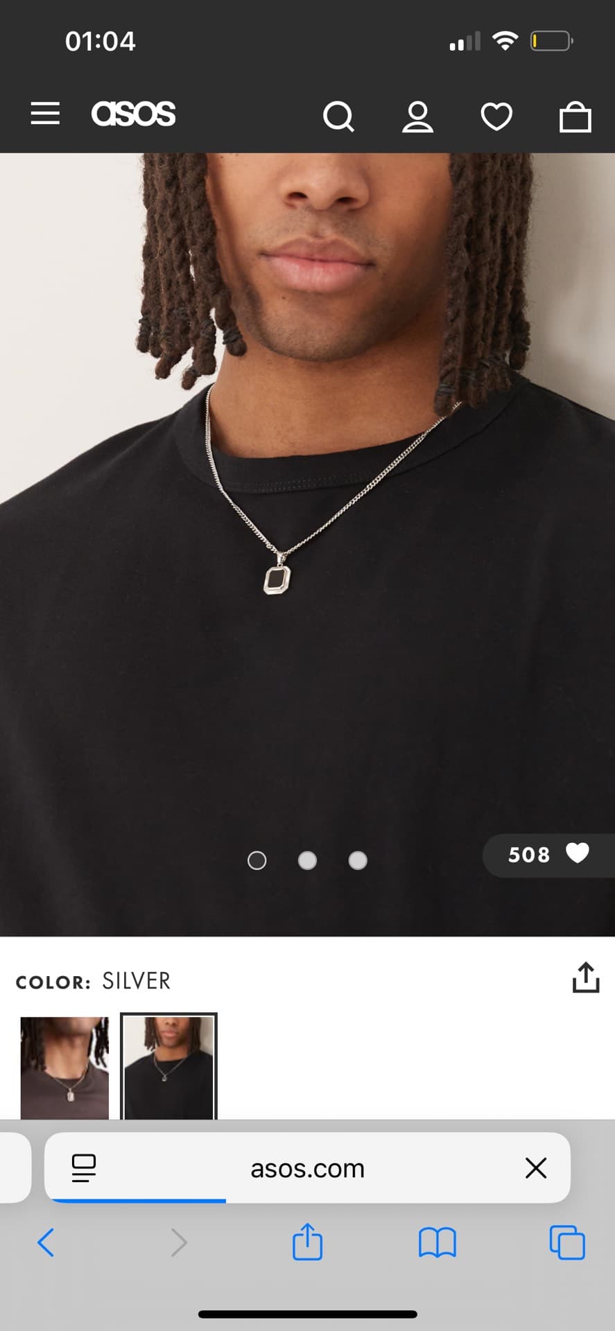 Trendy Silver Necklace