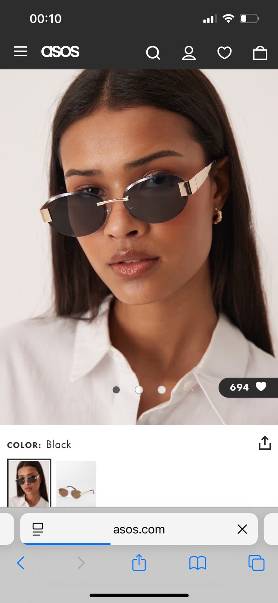 Chic Black Sunglasses
